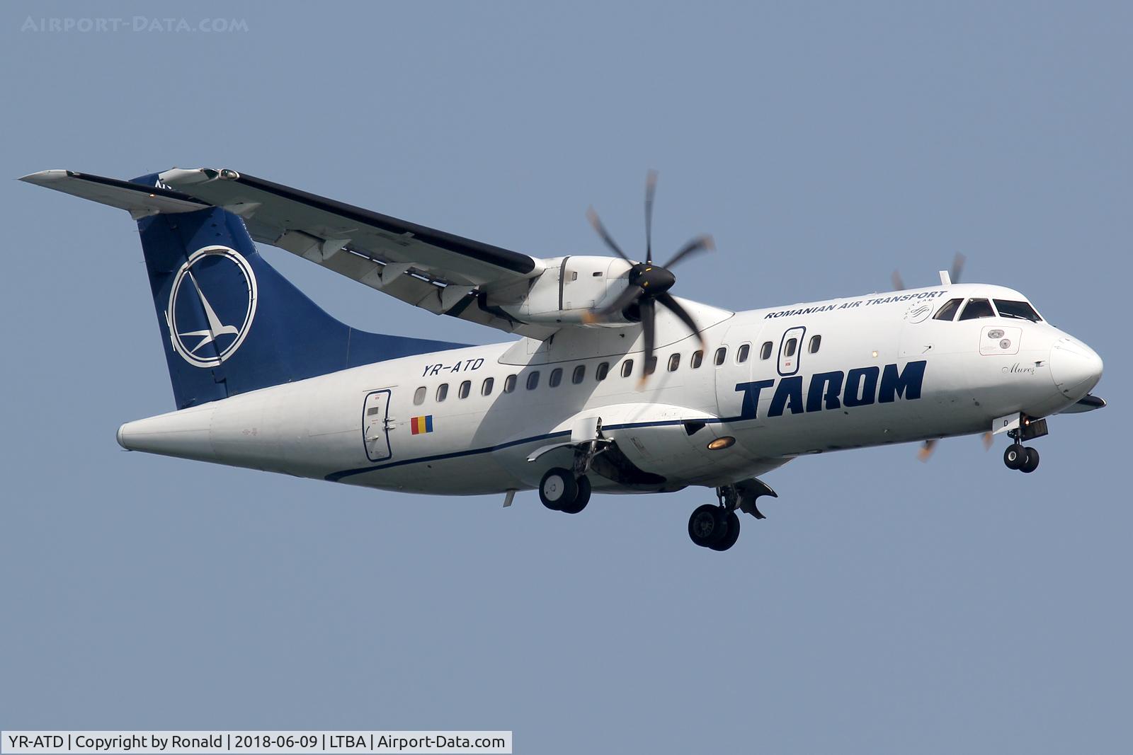 YR-ATD, 1998 ATR 42-500 C/N 591, at ist