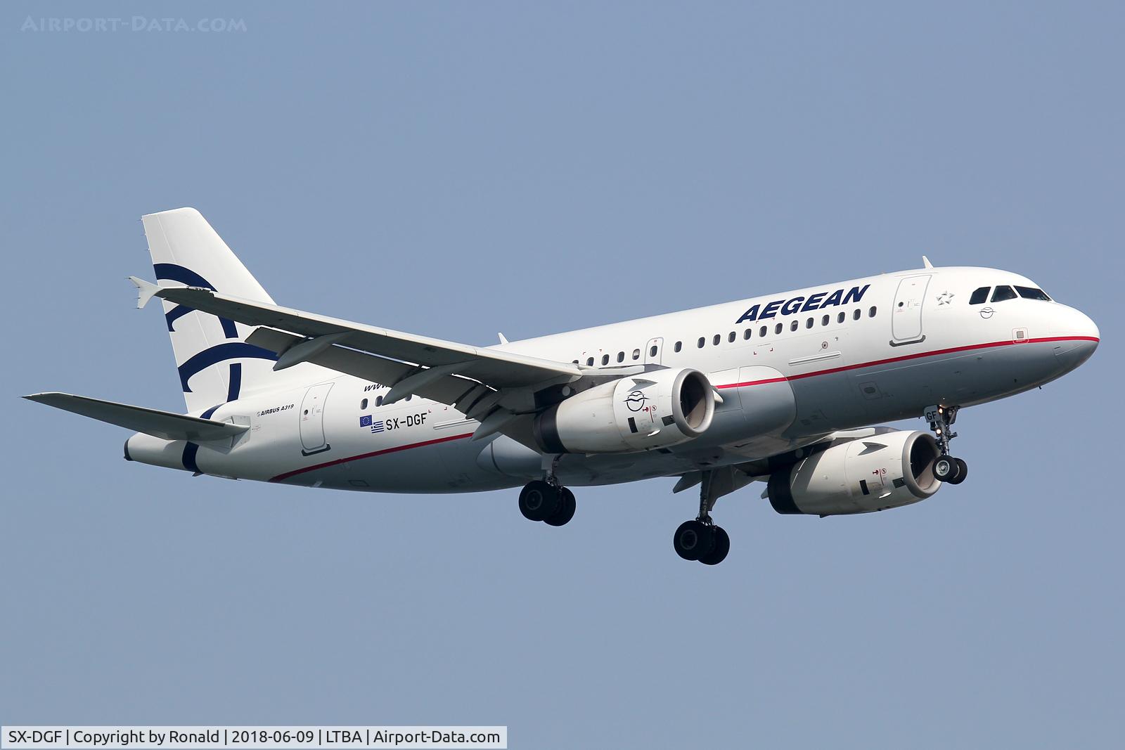 SX-DGF, 2005 Airbus A319-132 C/N 2468, at ist