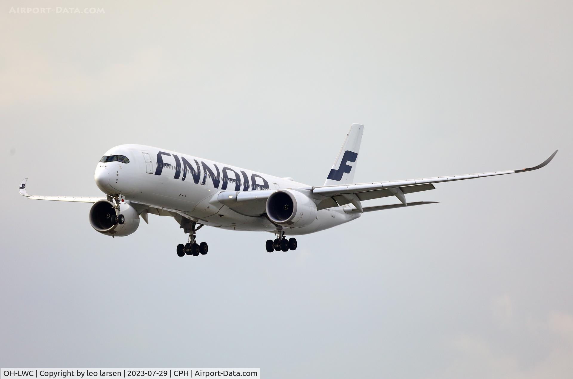 OH-LWC, 2015 Airbus A350-941 C/N 020, Copenhagen 29.7.2023