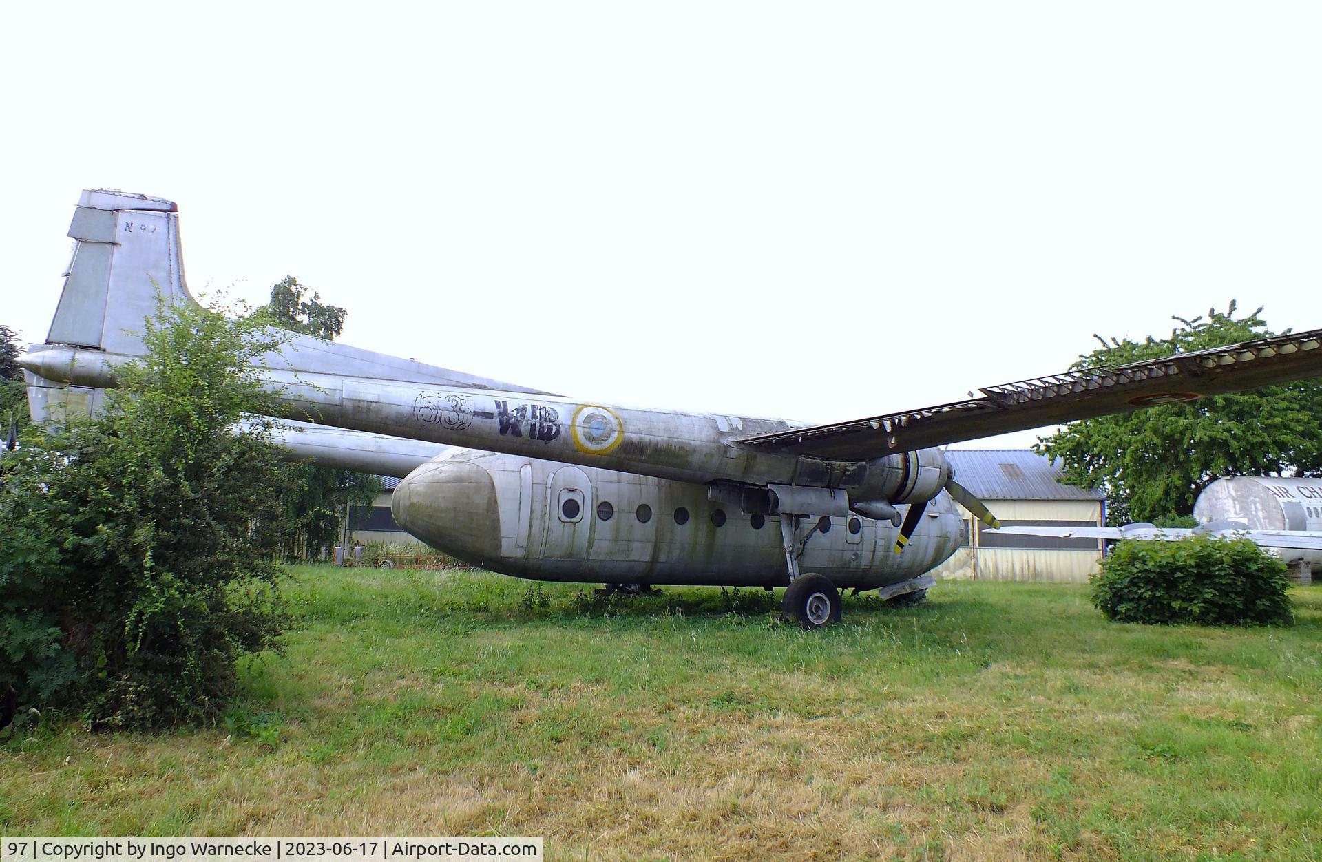 97, Nord N-2501F Noratlas C/N 97, Nord N.2501F Noratlas at the Musee de l'Epopee de l'Industrie et de l'Aeronautique, Albert