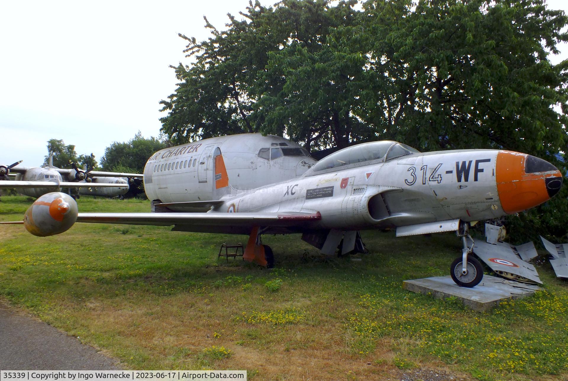 35339, 1953 Lockheed T-33A Shooting Star C/N 580-8678, Lockheed T-33A at the Musee de l'Epopee de l'Industrie et de l'Aeronautique, Albert