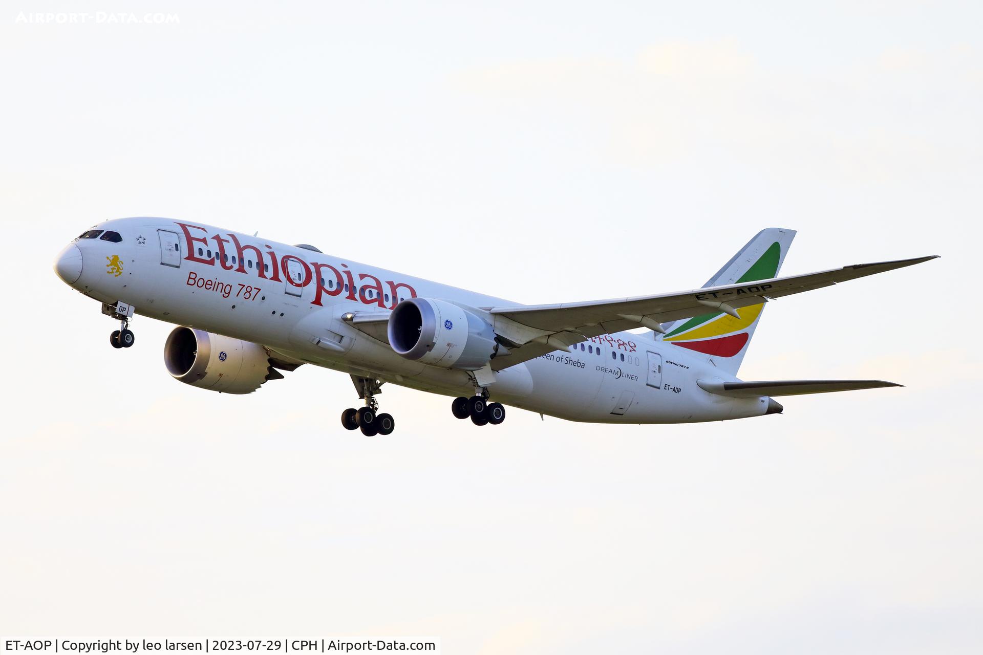 ET-AOP, 2012 Boeing 787-8 Dreamliner C/N 34744, Copenhagen 29.7.2023