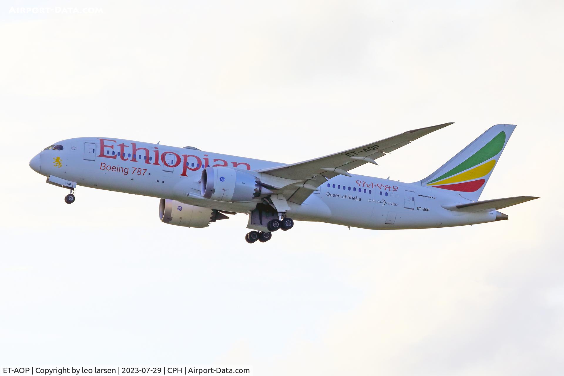 ET-AOP, 2012 Boeing 787-8 Dreamliner C/N 34744, Copenhagen 29.7.2023