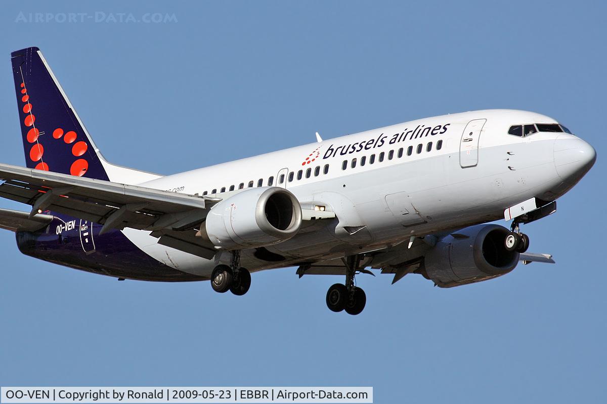OO-VEN, 1998 Boeing 737-36N C/N 28586, at bru