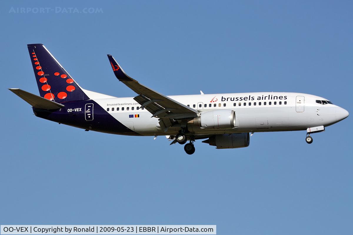 OO-VEX, 1997 Boeing 737-36N C/N 28670, at bru