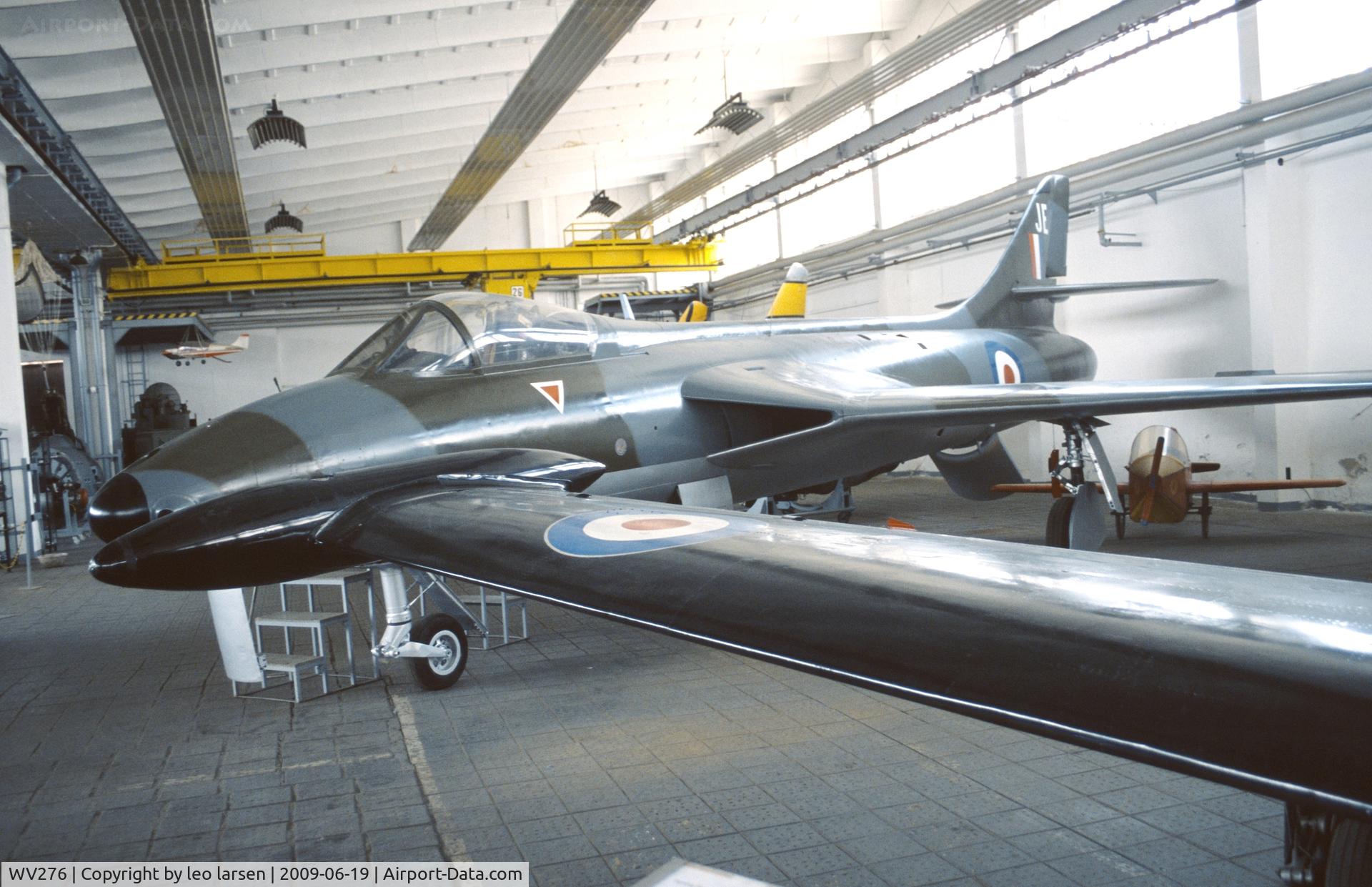WV276, 1955 Hawker Hunter F.4 C/N 41H/670782, Wernigerode Air Museum 19.6.2009