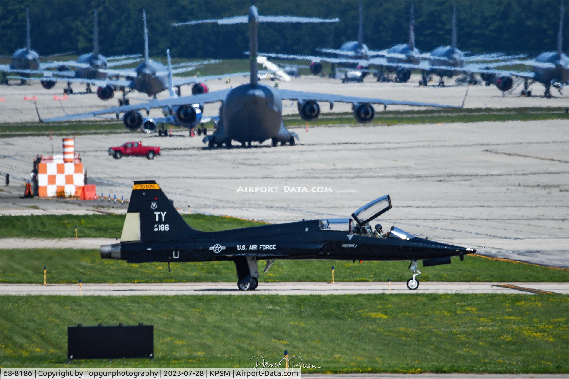 68-8186, 1968 Northrop T-38A Talon C/N T.6191, SCOTCH04 still showing Tyndall tail code