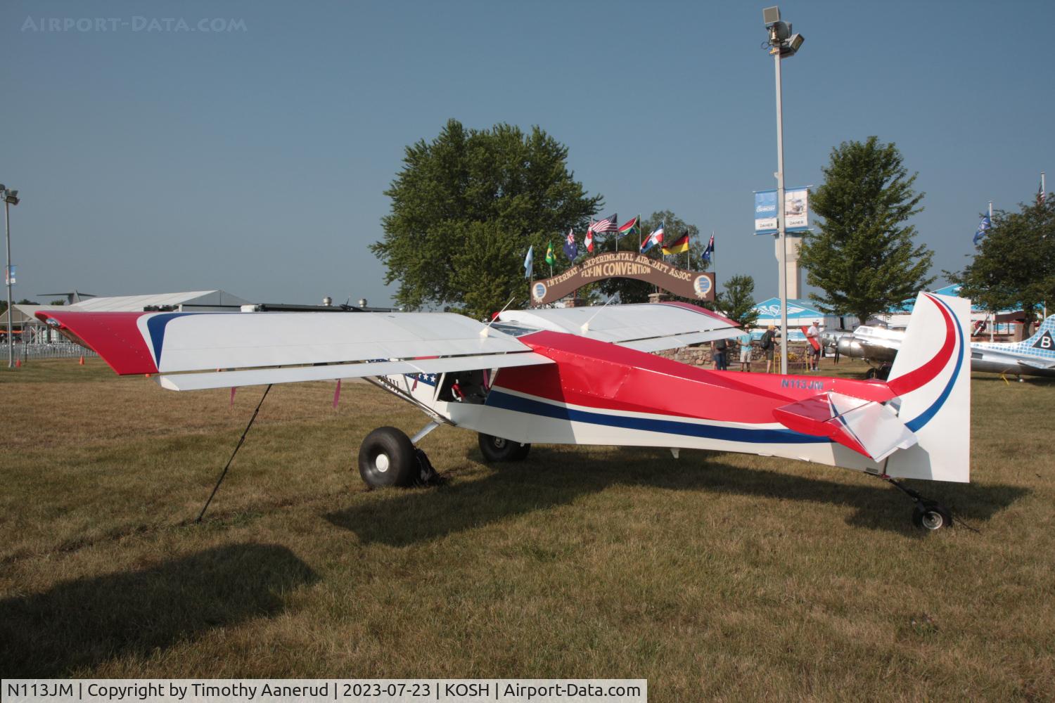 N113JM, 2021 Pegazair SP100 C/N 000234-020, 2021 Pegazair SP100, c/n: 000234-020, AirVenture 2023.  Plans Outstanding Workmanship Award, Stan Dzik Memorial Award for Outstanding Design Contribution