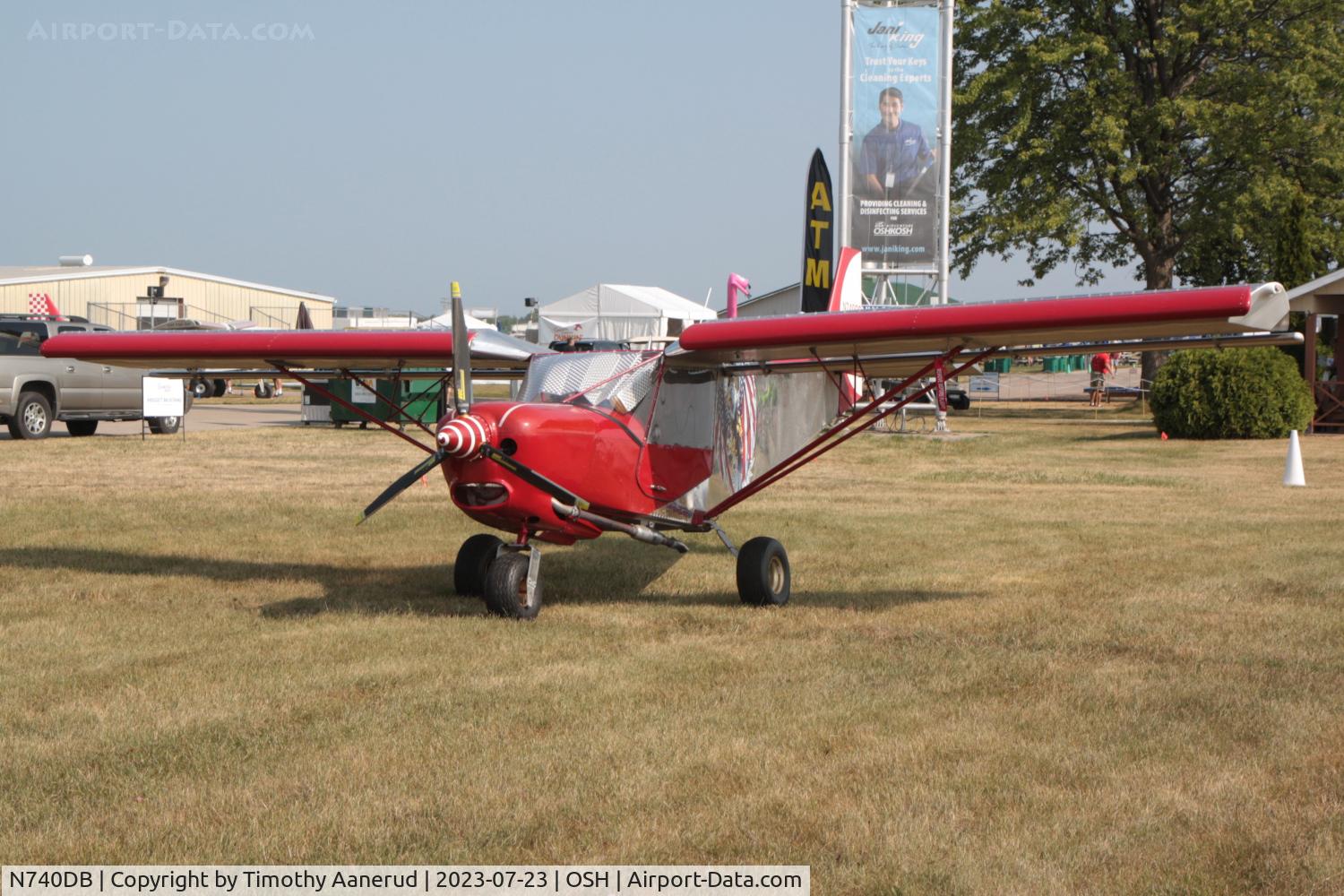 N740DB, 2020 Zenith CH-701 C/N 7-7704, 2020 Zenith CH-701, c/n: 7-7704, AirVenture 2023