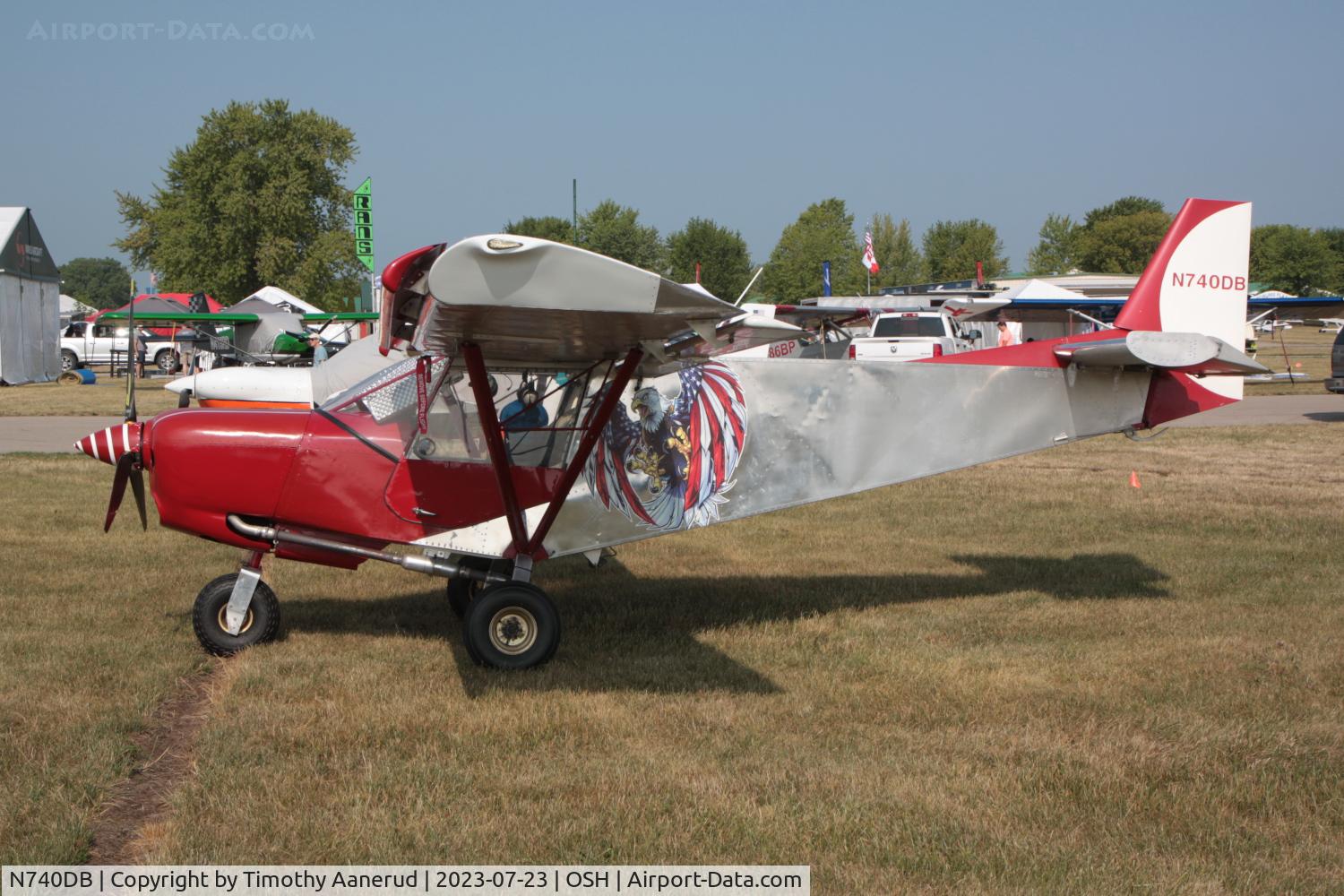 N740DB, 2020 Zenith CH-701 C/N 7-7704, 2020 Zenith CH-701, c/n: 7-7704, AirVenture 2023