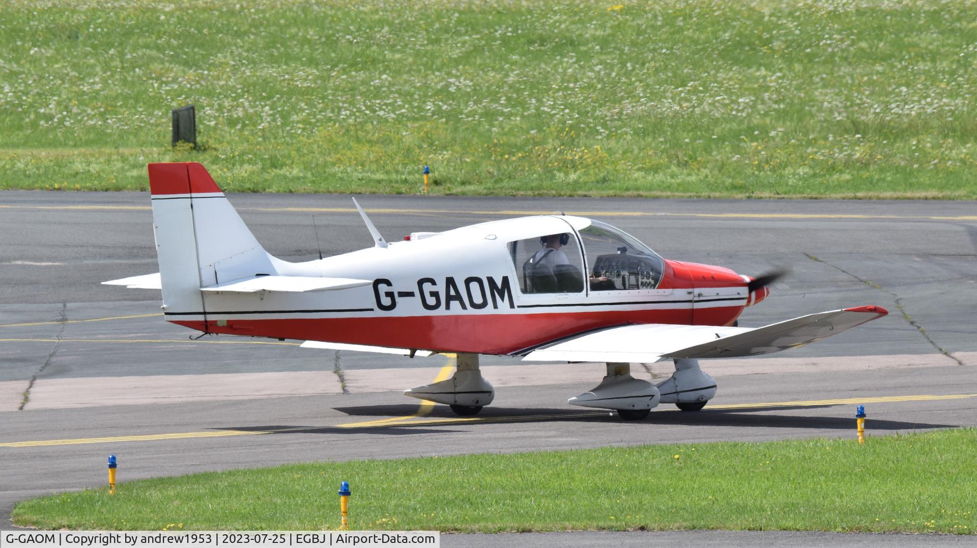 G-GAOM, 1977 Robin DR-400-108  Dauphin 2+2 C/N 1220, G-GAOM at Gloucestershire Airport.