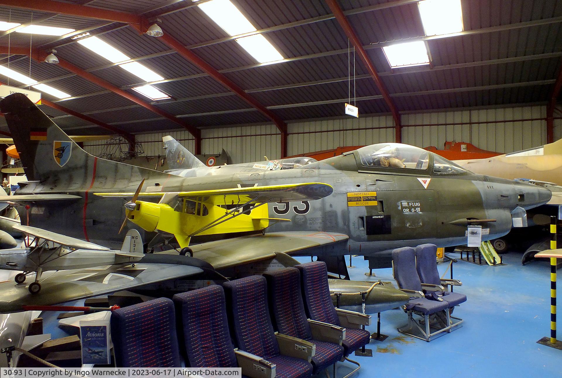 30 93, Fiat G-91R/3 C/N D357, FIAT G.91R/3 at the Musee de l'Epopee de l'Industrie et de l'Aeronautique, Albert