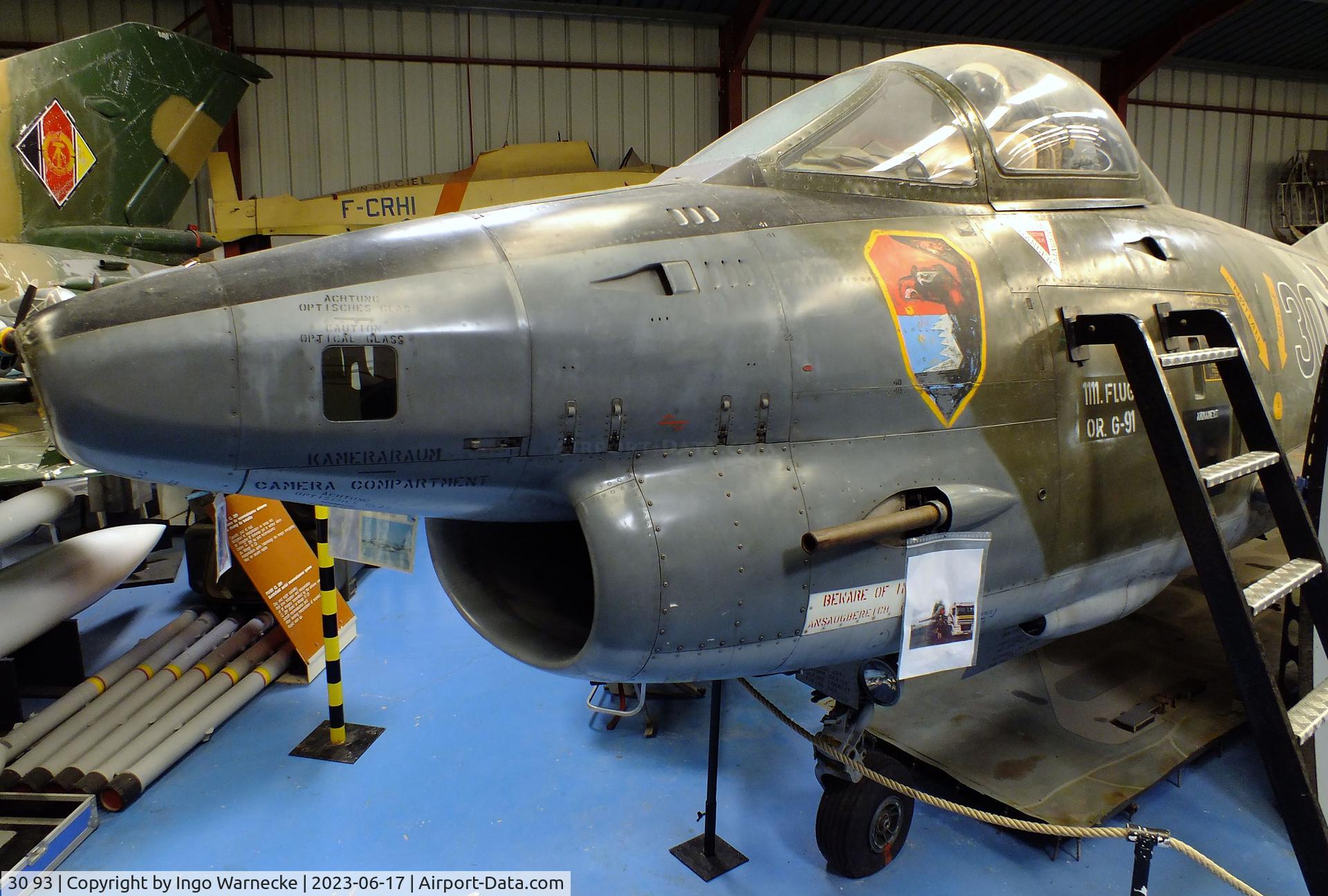 30 93, Fiat G-91R/3 C/N D357, FIAT G.91R/3 at the Musee de l'Epopee de l'Industrie et de l'Aeronautique, Albert