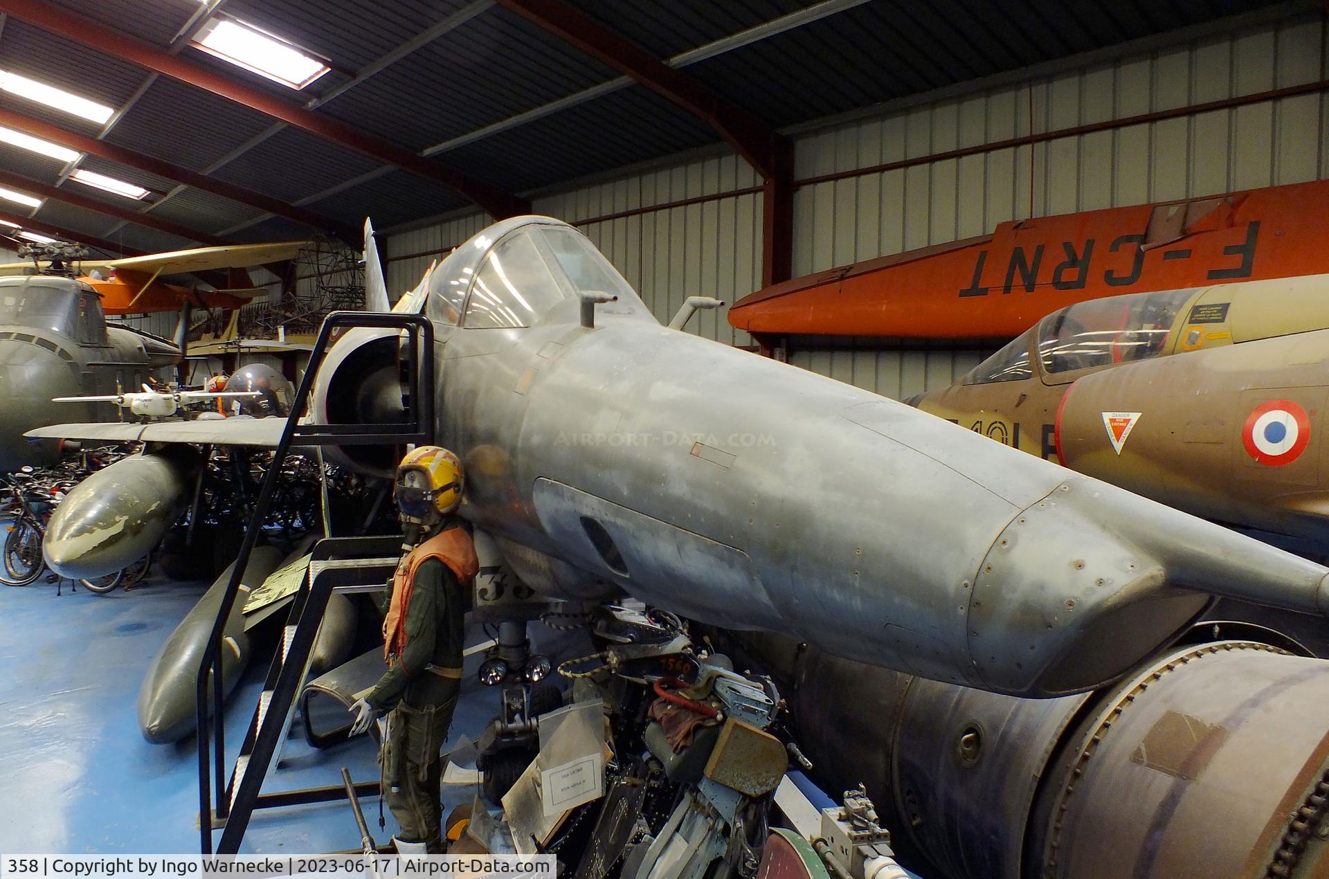 358, Dassault Mirage IIIRD C/N 358, Dassault Mirage III RD at the Musee de l'Epopee de l'Industrie et de l'Aeronautique, Albert