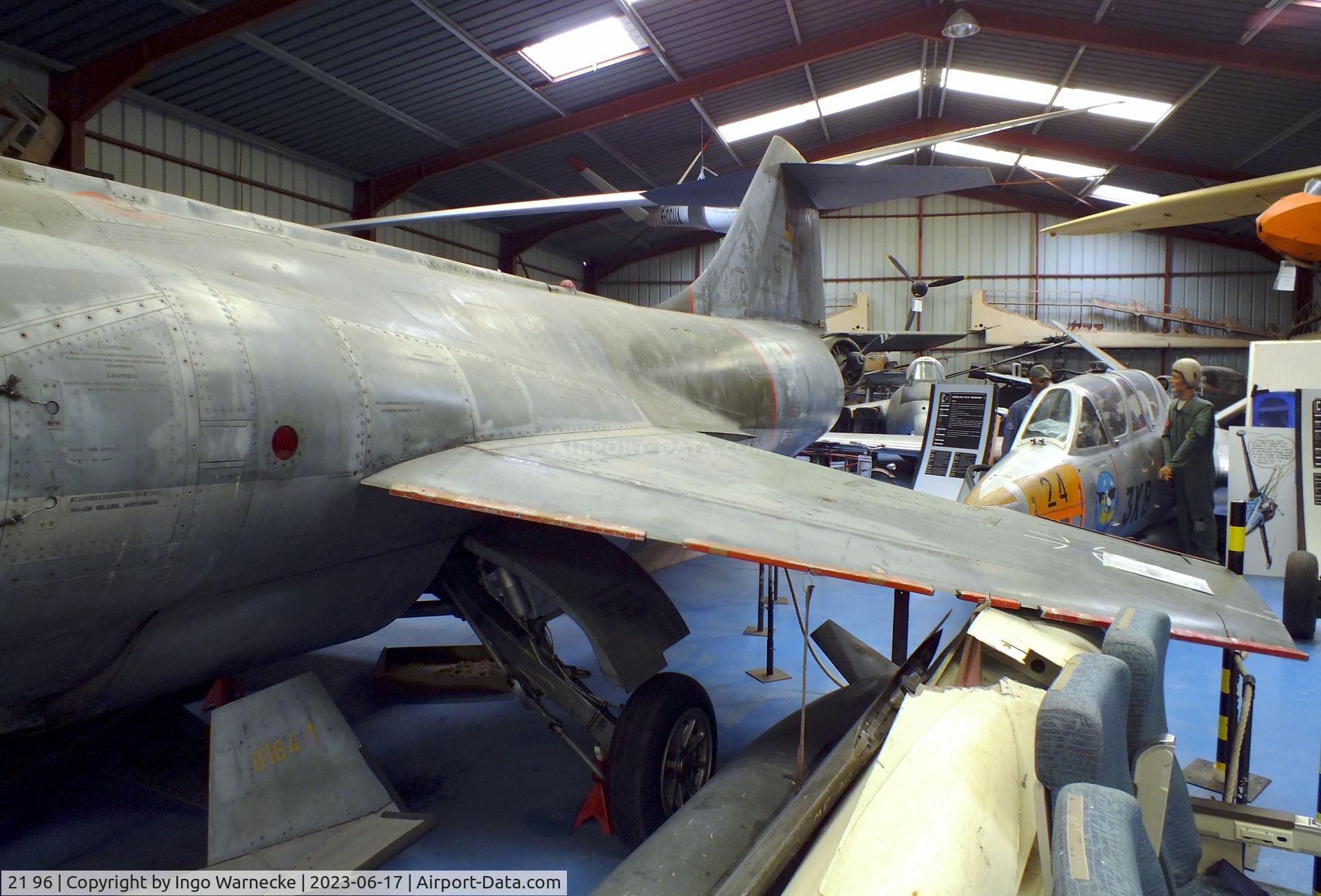 21 96, Lockheed F-104G Starfighter C/N 683-7065, Lockheed F-104G Starfighter at the Musee de l'Epopee de l'Industrie et de l'Aeronautique, Albert