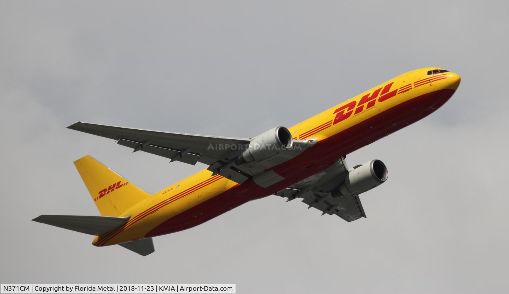 N371CM, 1994 Boeing 767-338 C/N 25577, DHL 767-300F zx MIA-SJU