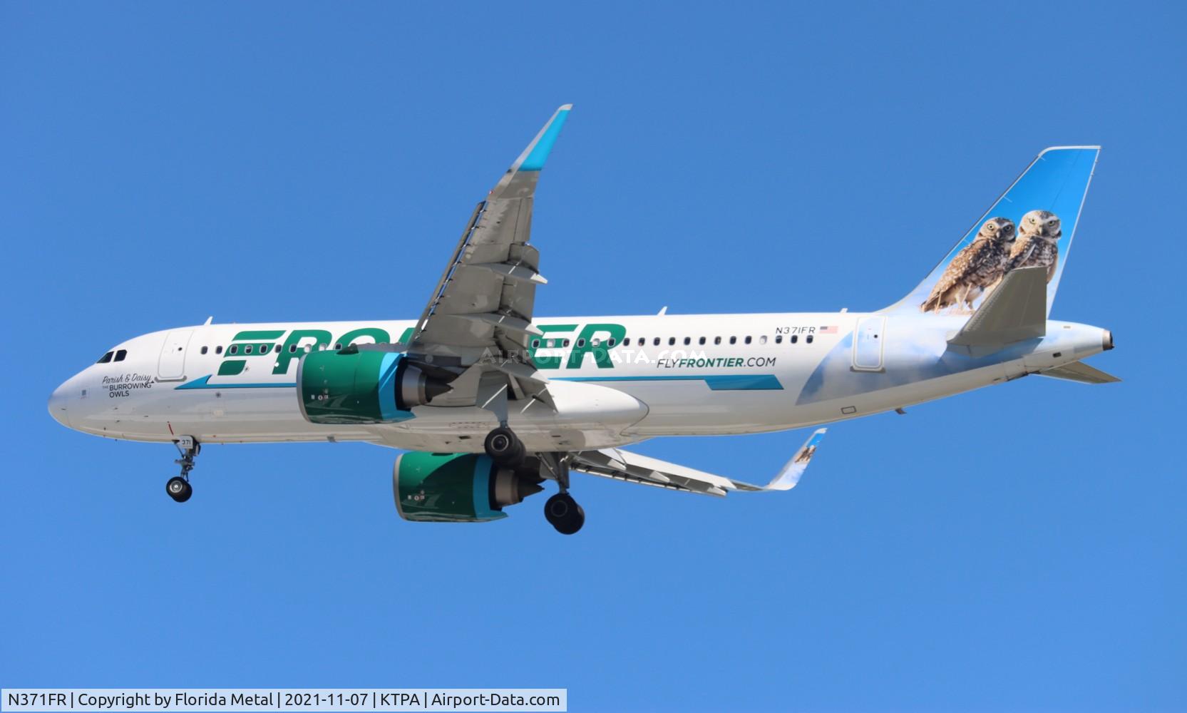 N371FR, 2020 Airbus A320-251N C/N 10089, FFT A32N Parish and Daisy zx PHX-TPA