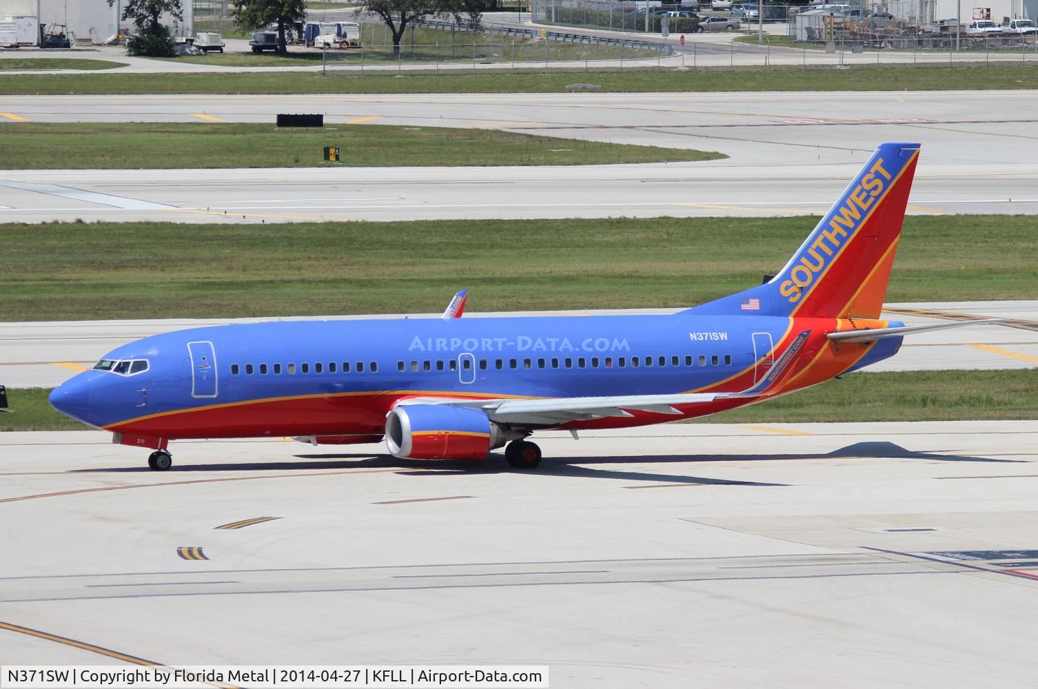 N371SW, 1993 Boeing 737-3H4 C/N 26598, SWA 733 canyon blue zx FLL-MCO