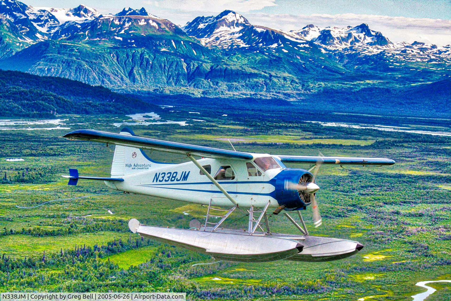 N338JM, 1954 De Havilland Canada DHC-2 Beaver Mk.I (L20A) C/N 456, West Side of Cook Inlet