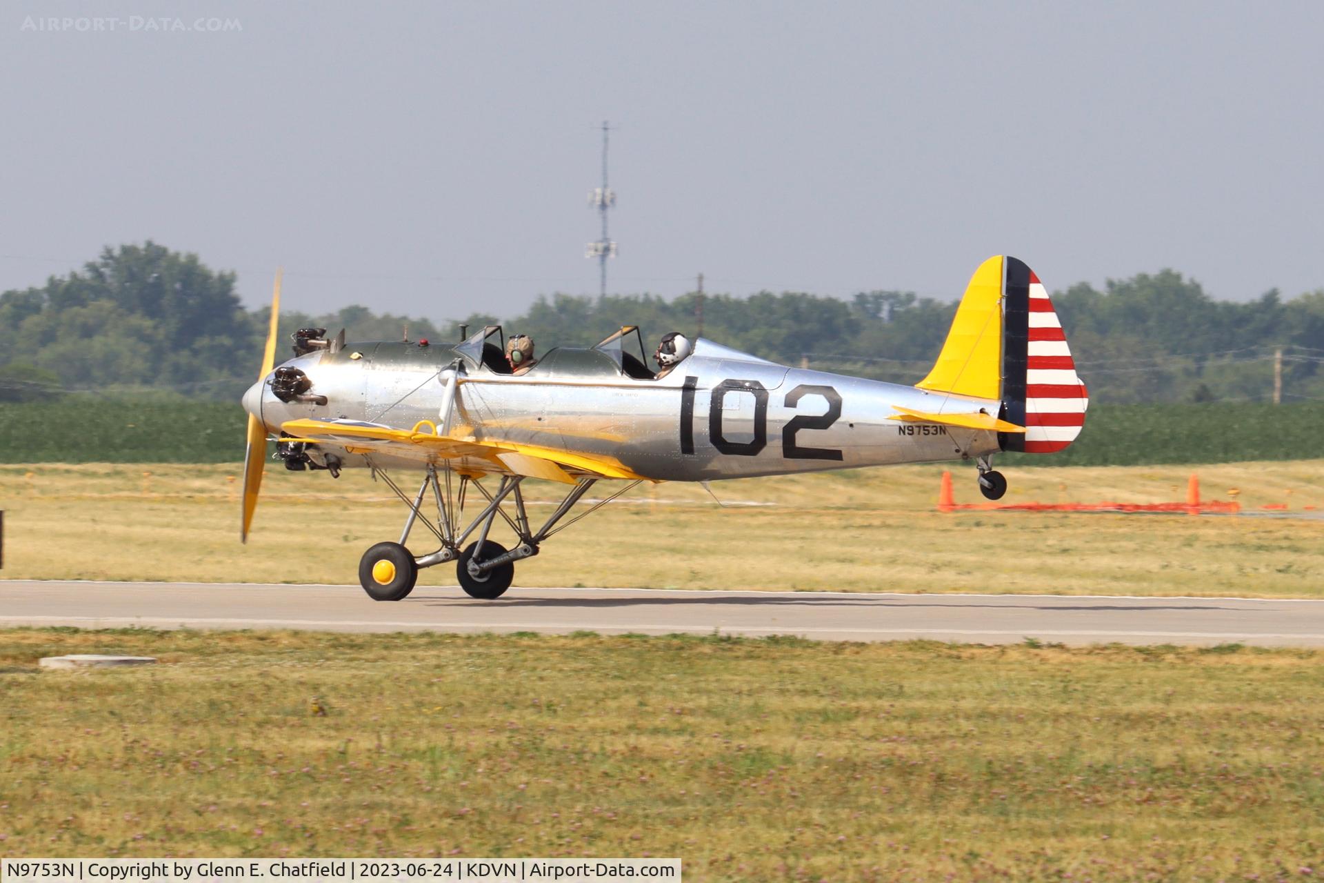 N9753N, 1941 Ryan Aeronautical PT22 C/N 1023, At the Quad Cities Air Show
