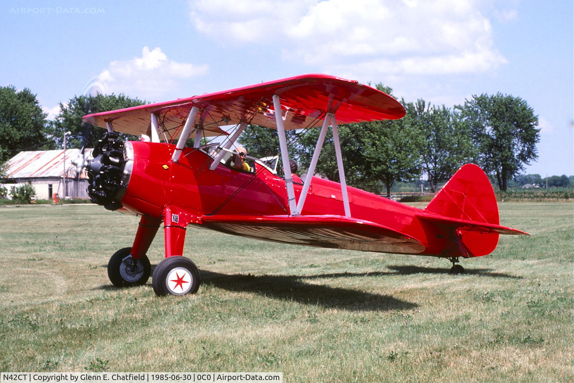 N42CT, 1942 Boeing A75N1(PT17) C/N 75-8614, When the plane was registered as N85289