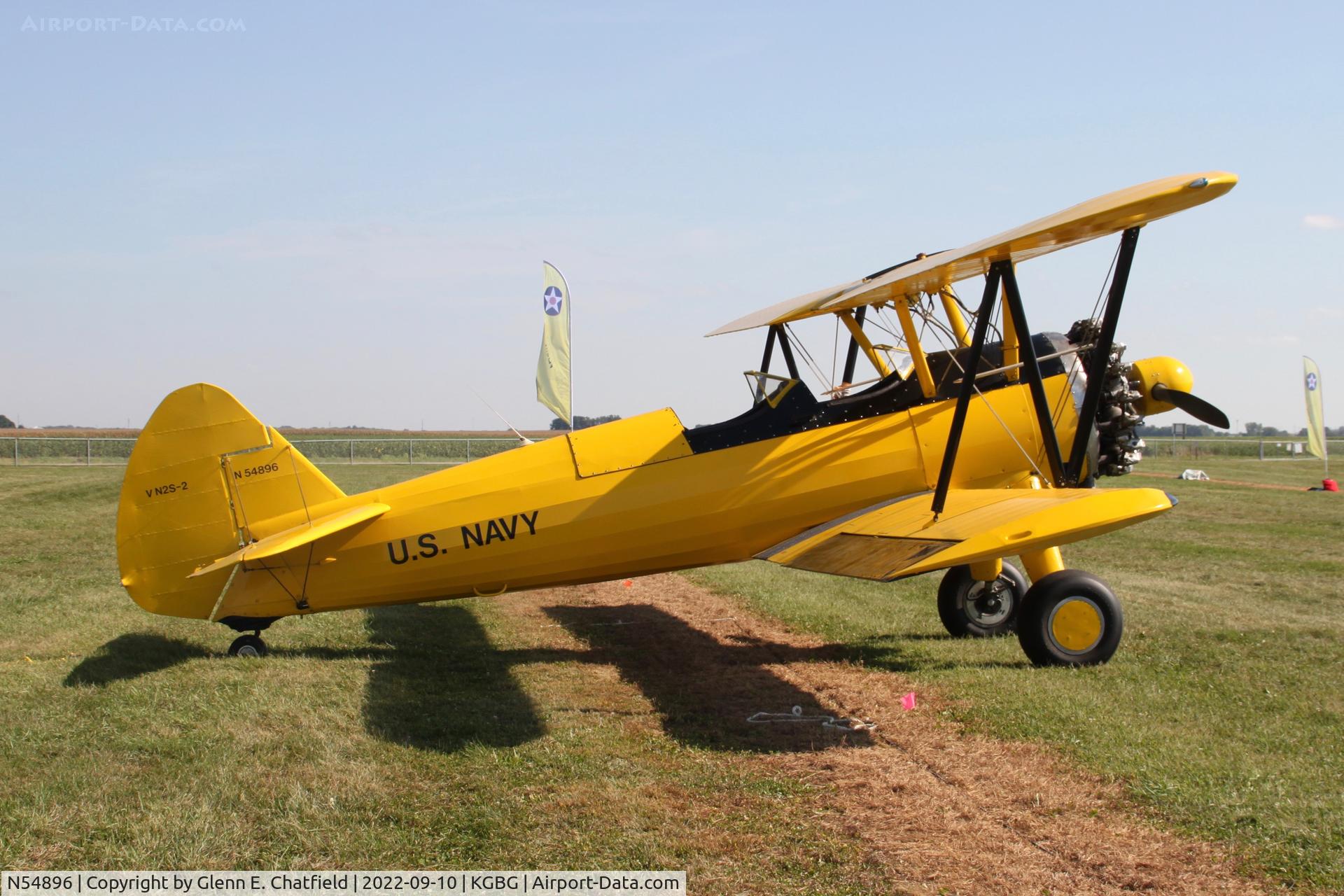 N54896, 1942 Boeing A75L300 C/N 75-1332, At the Stearman Fly In