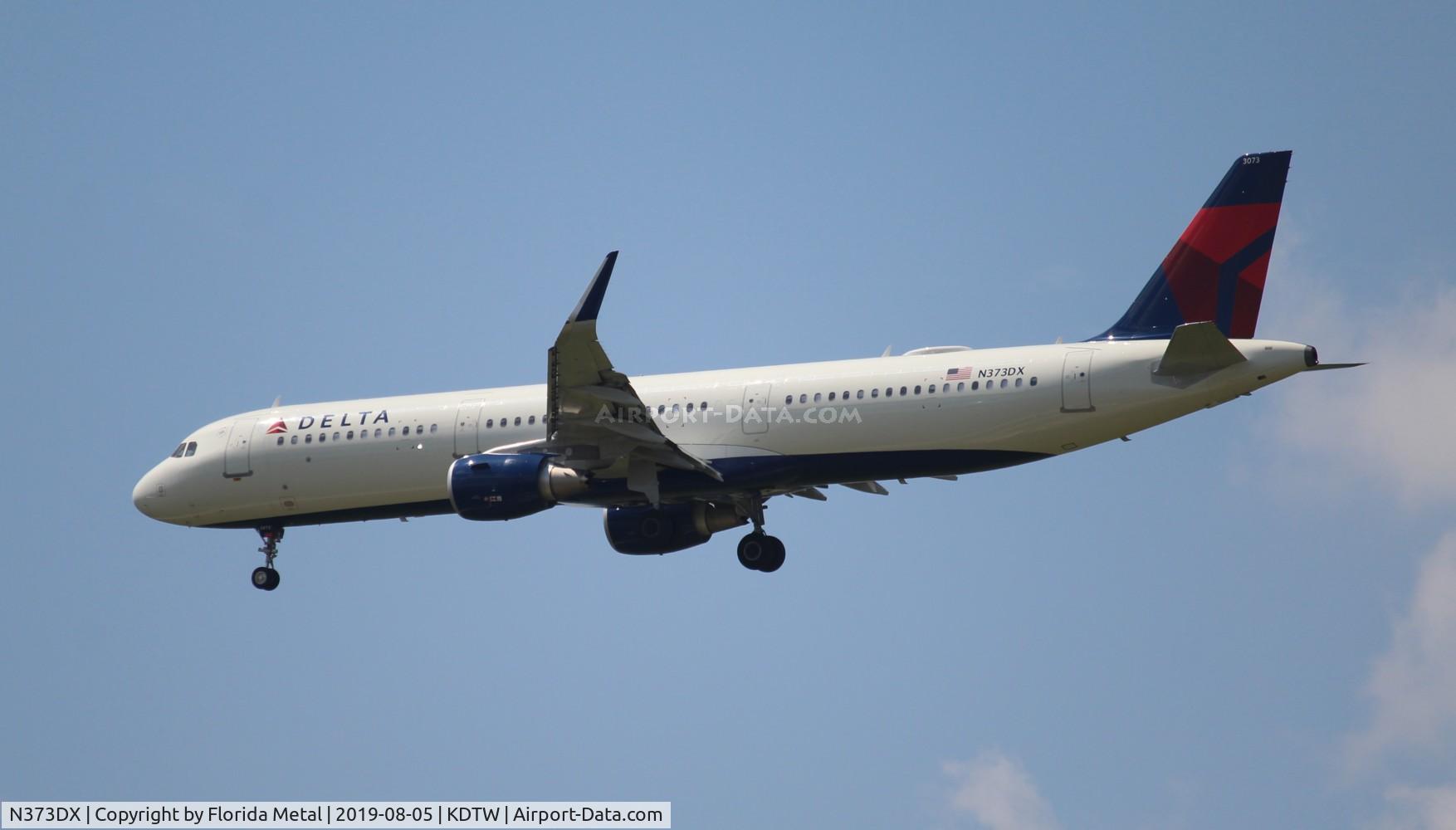 N373DX, 2019 Airbus A321-211 C/N 8734, DAL A321 zx LAS-DTW