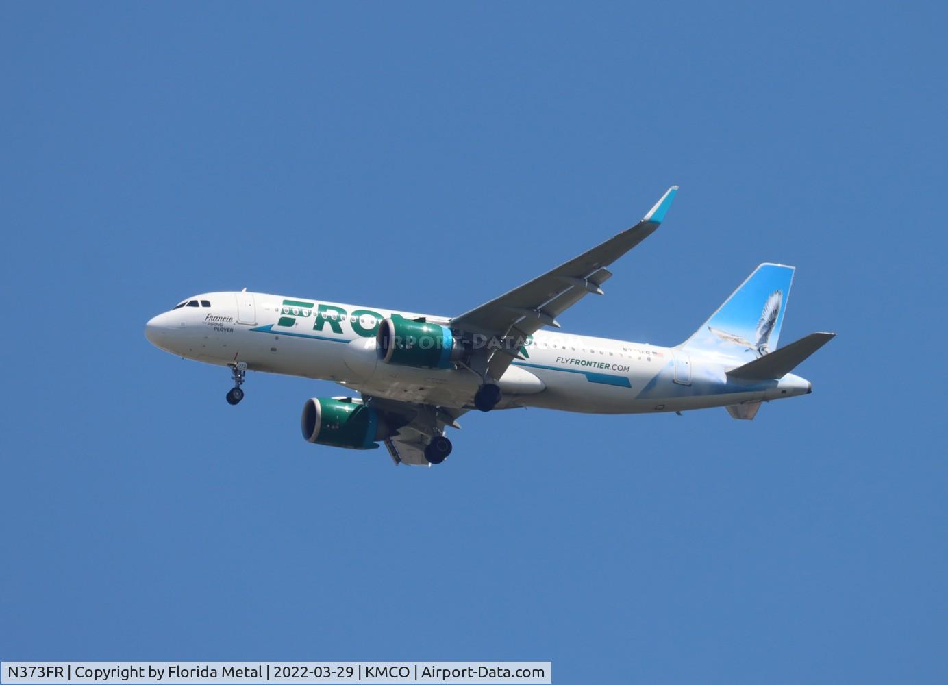 N373FR, 2021 Airbus A320-251N C/N 10451, FFT A32N Francie zx IAH-MCO