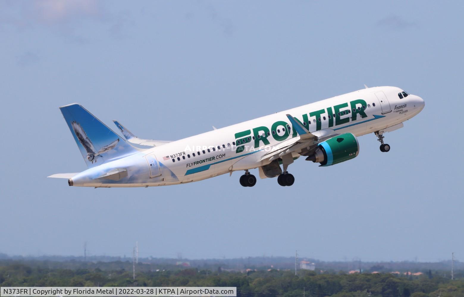 N373FR, 2021 Airbus A320-251N C/N 10451, FFT A32N Francie zx TPA-CLE
