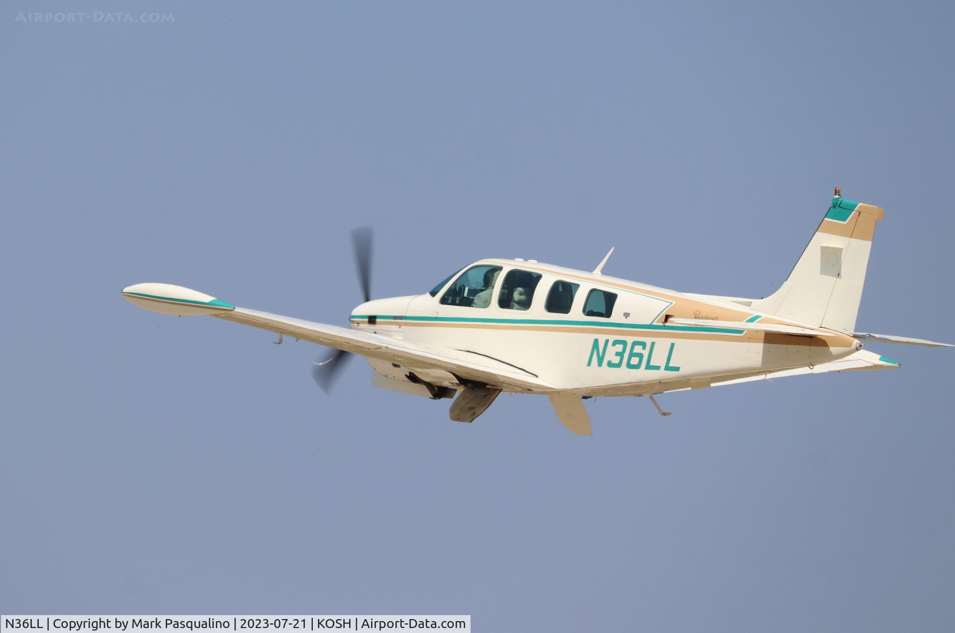 N36LL, 1980 Beech A36TC Bonanza 36 C/N EA-155, Beech A36TC