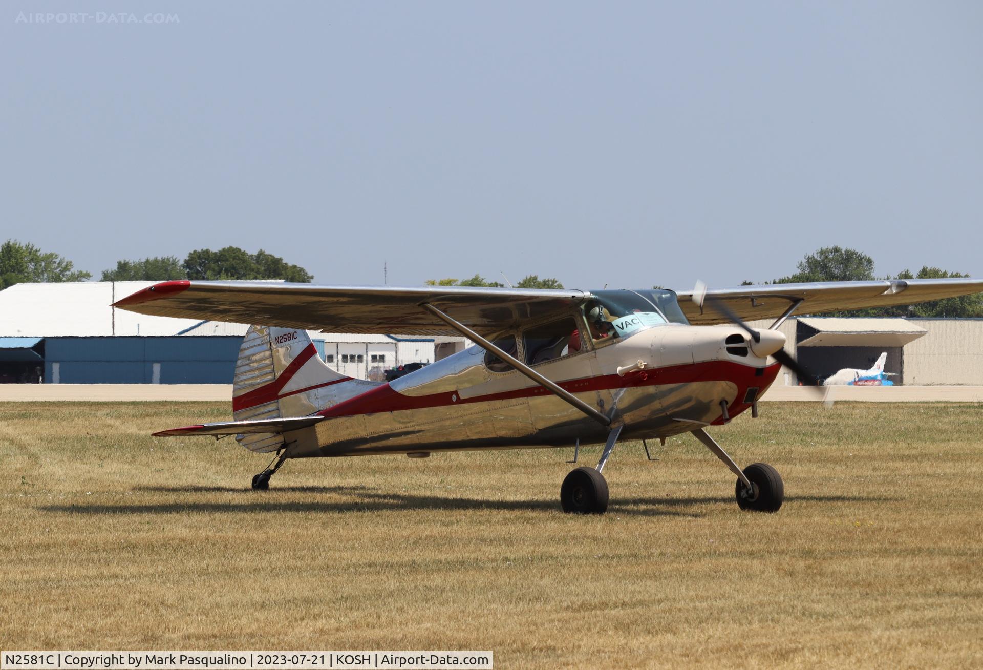 N2581C, 1954 Cessna 170 C/N 26225, Cessna 170B