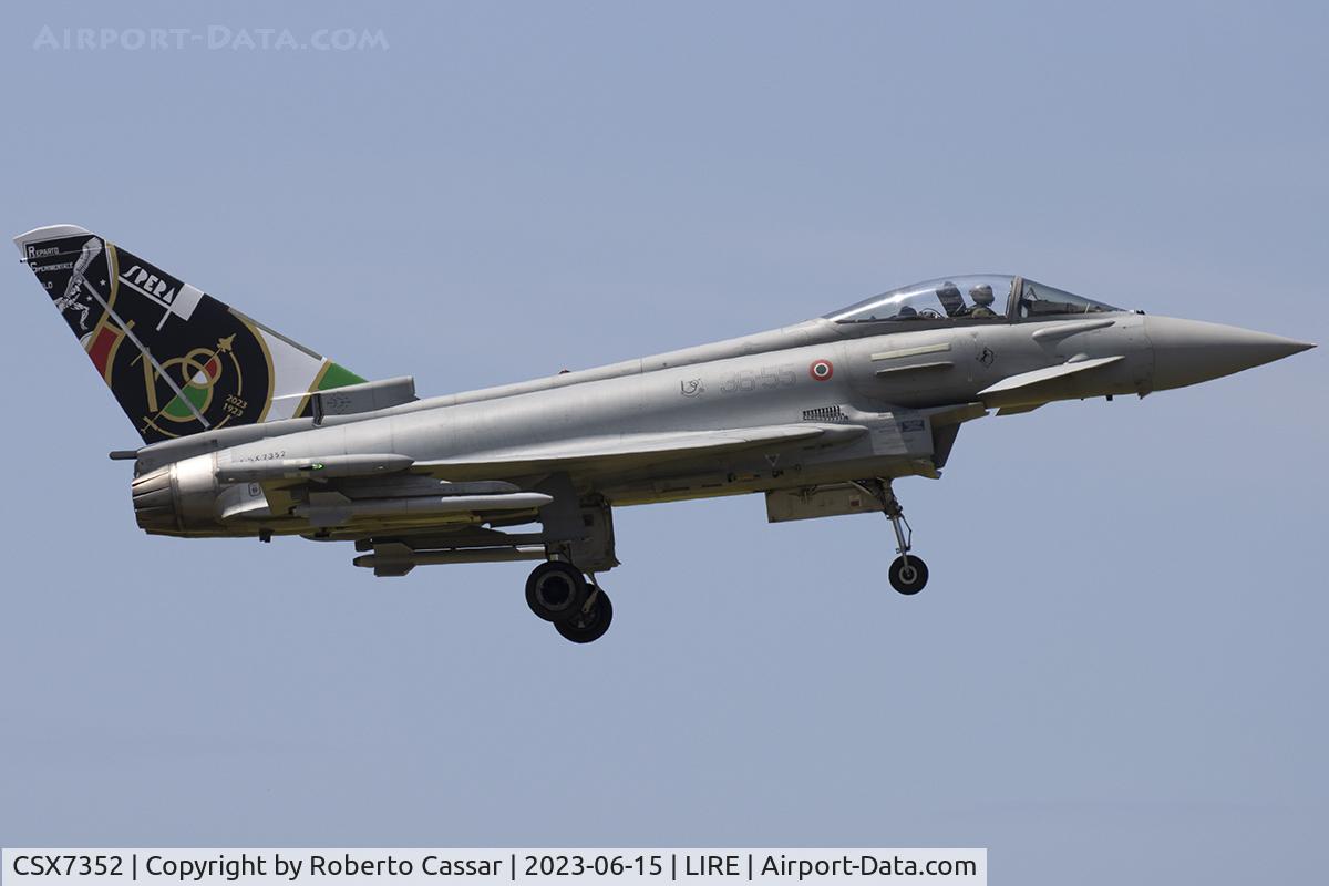 CSX7352, Eurofighter EF-2000 Typhoon C/N IS078, Manifestazione Aerea del Centenario del Aeronautica Militare