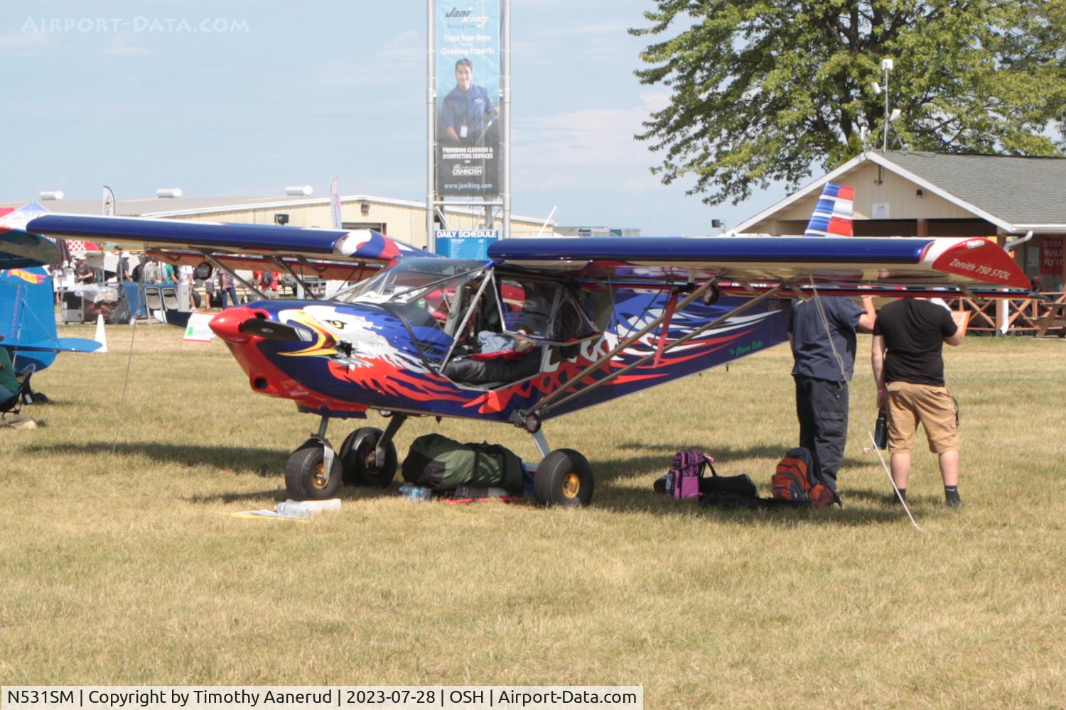 N531SM, 2018 Zenith STOL CH-750 C/N 75-7662, 2018 Zenith STOL CH-750, c/n: 75-7662, Airventure 2023