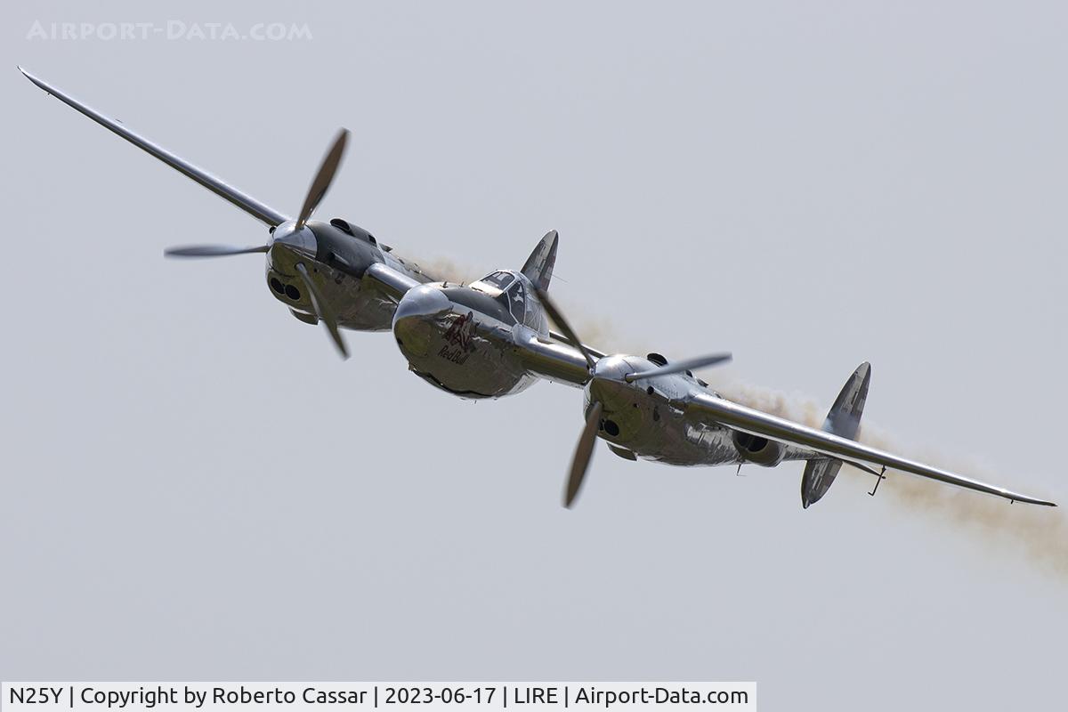 N25Y, 1944 Lockheed P-38L-5LO Lightning C/N AF44-53254, Manifestazione Aerea del Centenario del Aeronautica Militare