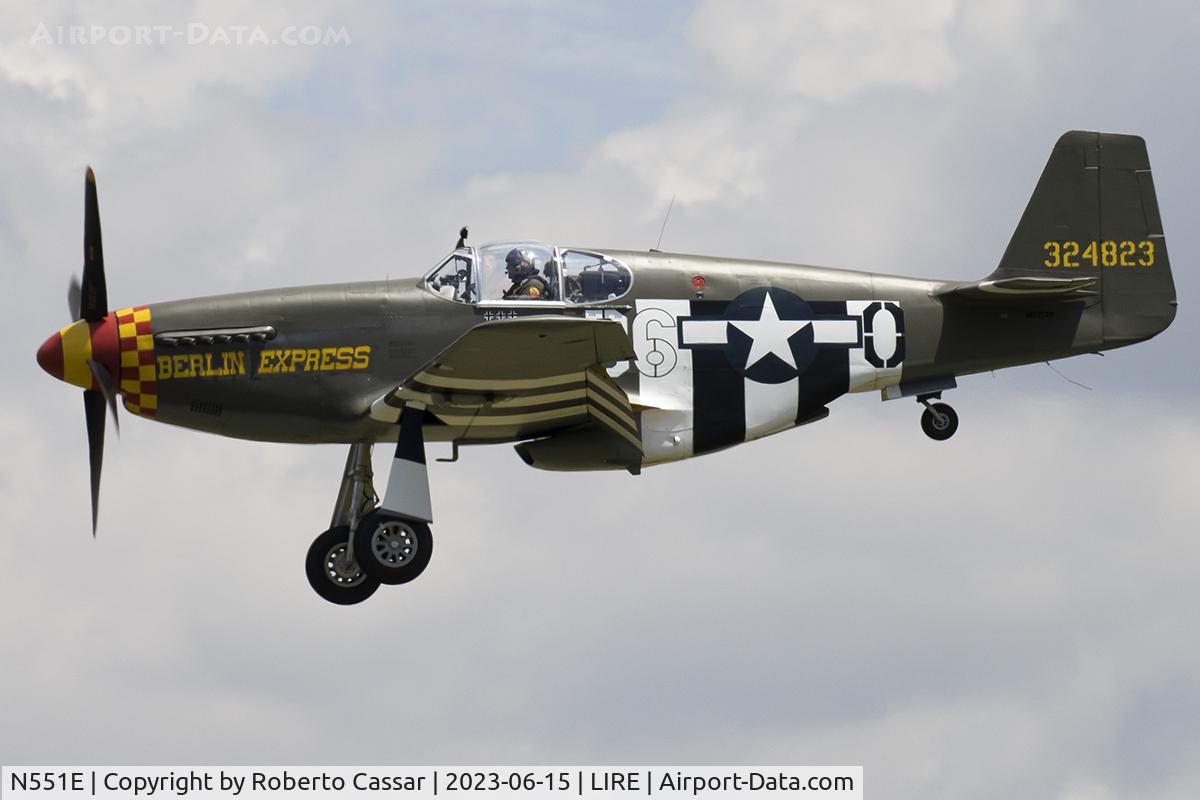 N551E, 1943 North American P-51B-1NA Mustang C/N 102-24700, Manifestazione Aerea del Centenario del Aeronautica Militare