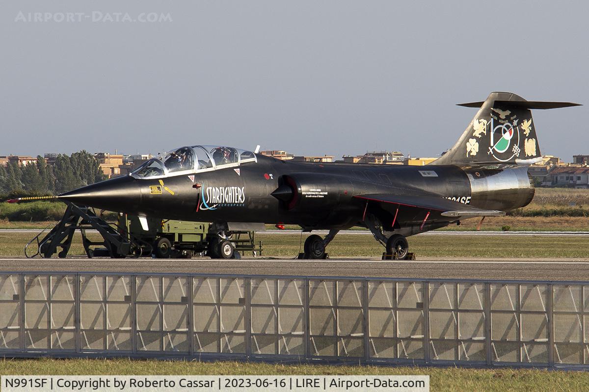 N991SF, 1969 Lockheed TF-104G Starfighter C/N 583H-5209, Manifestazione Aerea del Centenario del Aeronautica Militare