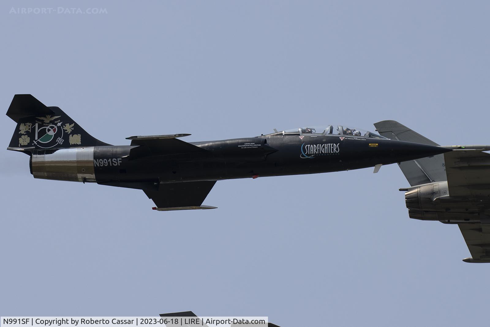 N991SF, 1969 Lockheed TF-104G Starfighter C/N 583H-5209, Manifestazione Aerea del Centenario del Aeronautica Militare