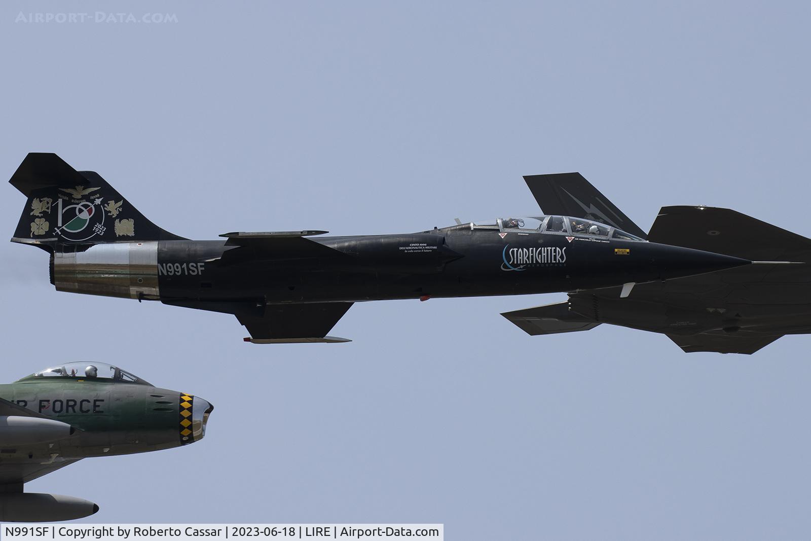 N991SF, 1969 Lockheed TF-104G Starfighter C/N 583H-5209, Manifestazione Aerea del Centenario del Aeronautica Militare