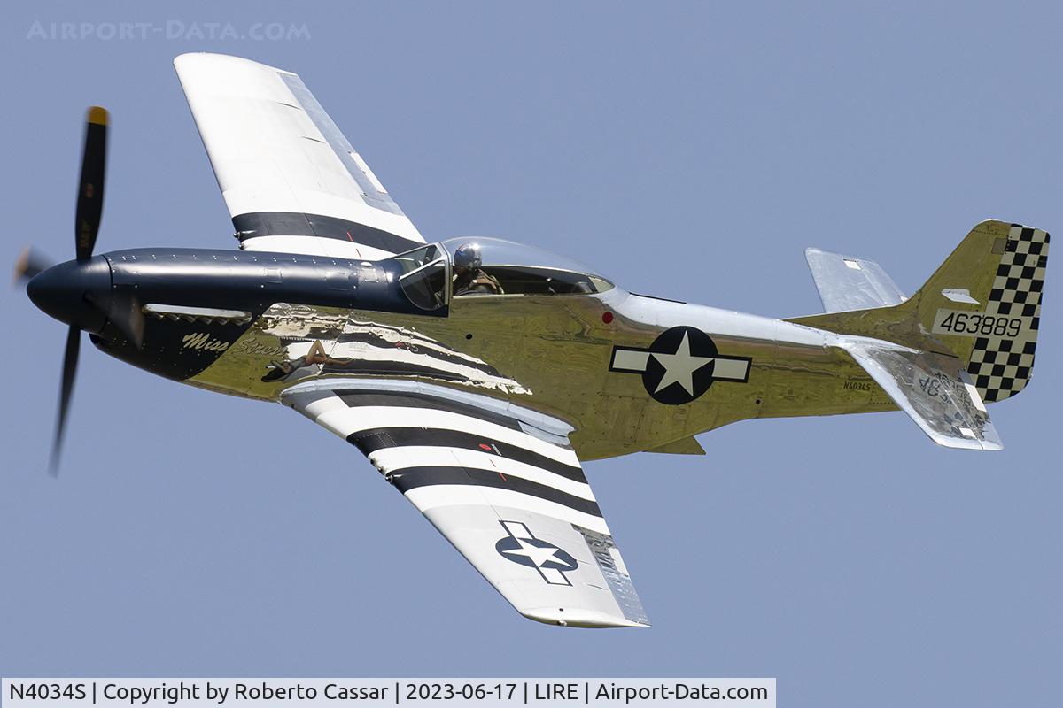 N4034S, 1944 North American P-51D Mustang C/N 4463889N, Manifestazione Aerea del Centenario del Aeronautica Militare