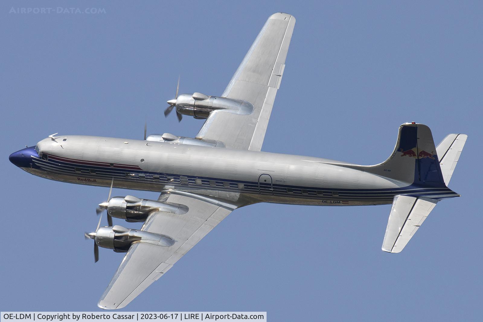OE-LDM, 1958 Douglas DC-6B C/N 45563, Manifestazione Aerea del Centenario del Aeronautica Militare