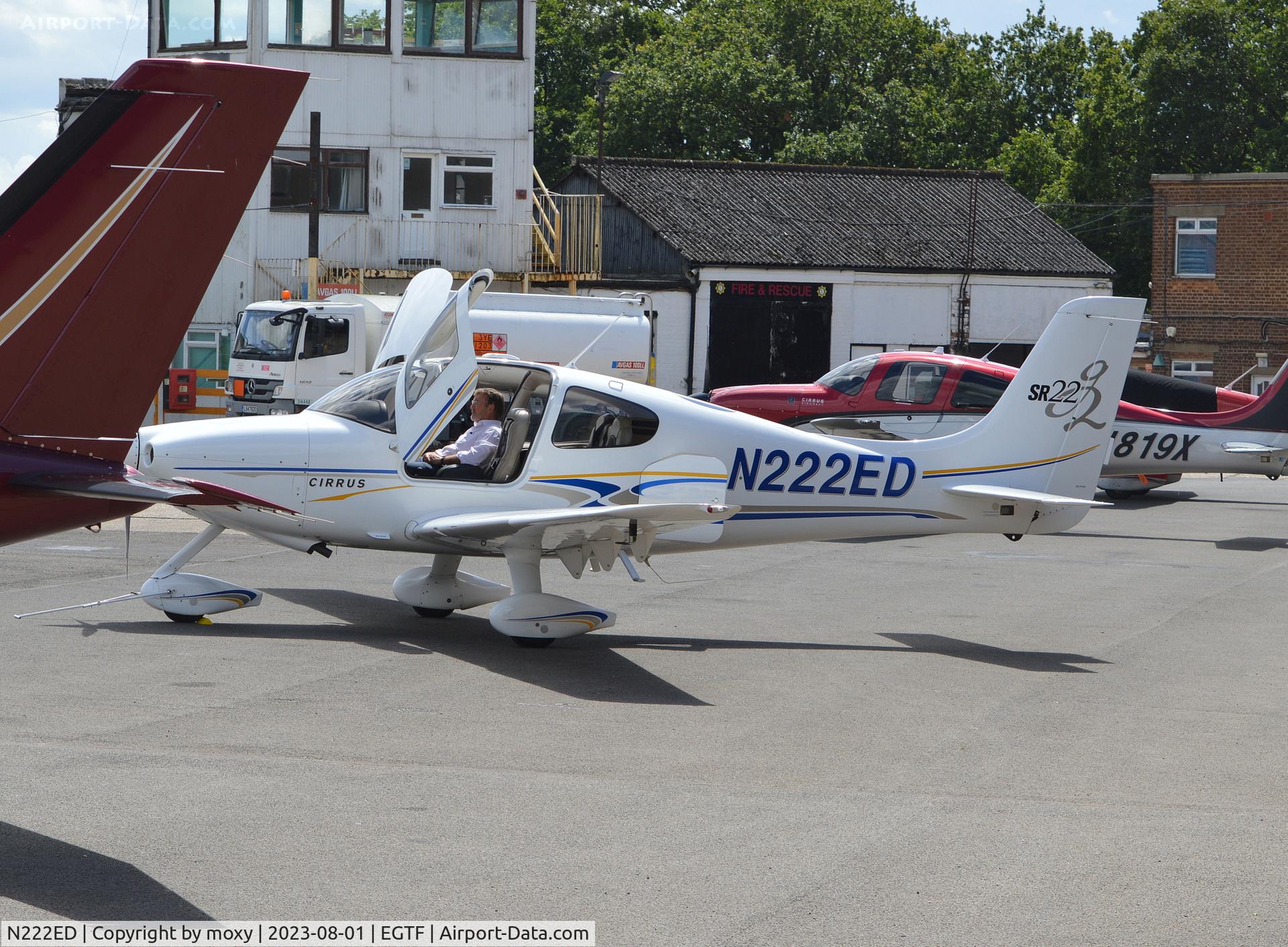 N222ED, 2004 Cirrus SR22 C/N 1103, Cirrus SR22 at Fairoaks.