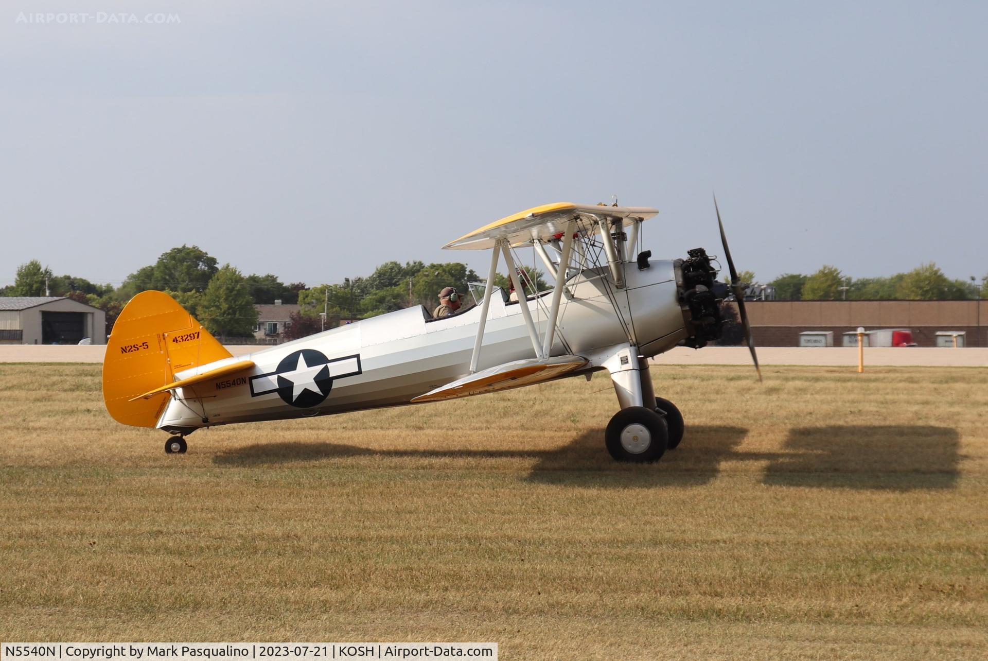 N5540N, 1943 Boeing E75N1 C/N 75-8391, Stearman
