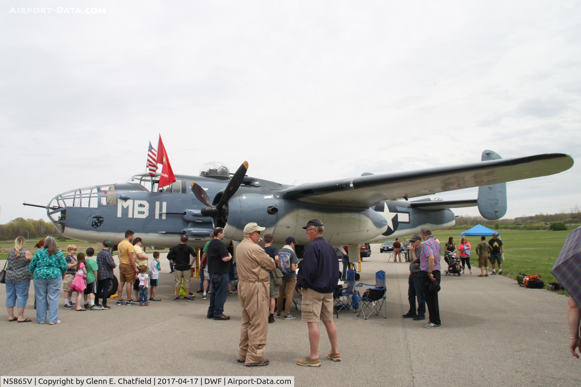 N5865V, 1945 North American B-25J Mitchell Mitchell C/N 108-34263, For the 75th Anniversary of the Doolittle Raid.