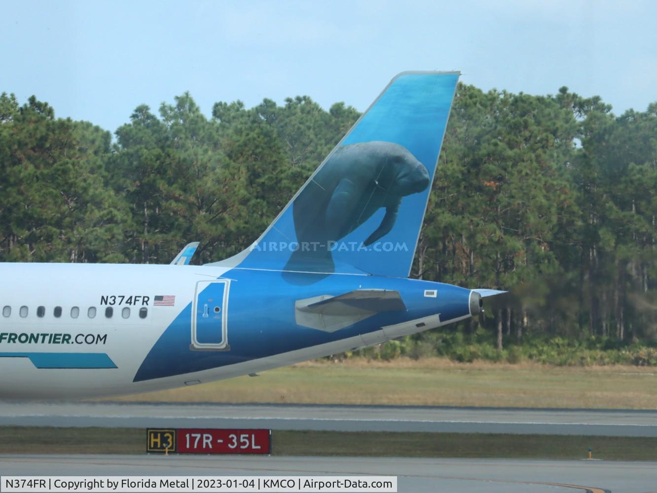 N374FR, 2021 Airbus A320-251NEO C/N 10452, FFT A32N Crystal zx MCO-PUJ