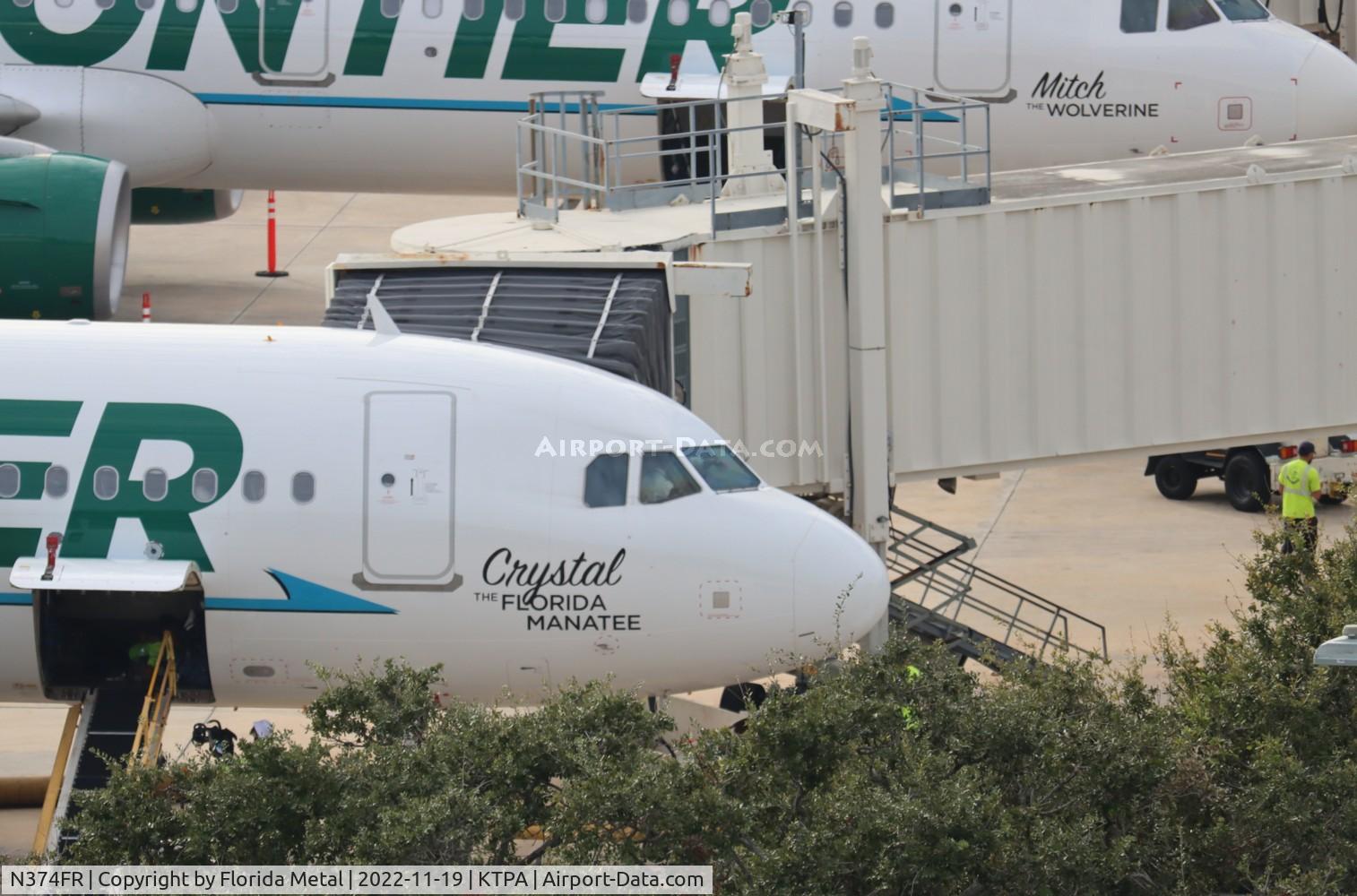 N374FR, 2021 Airbus A320-251NEO C/N 10452, FFT A32N Crystal zx