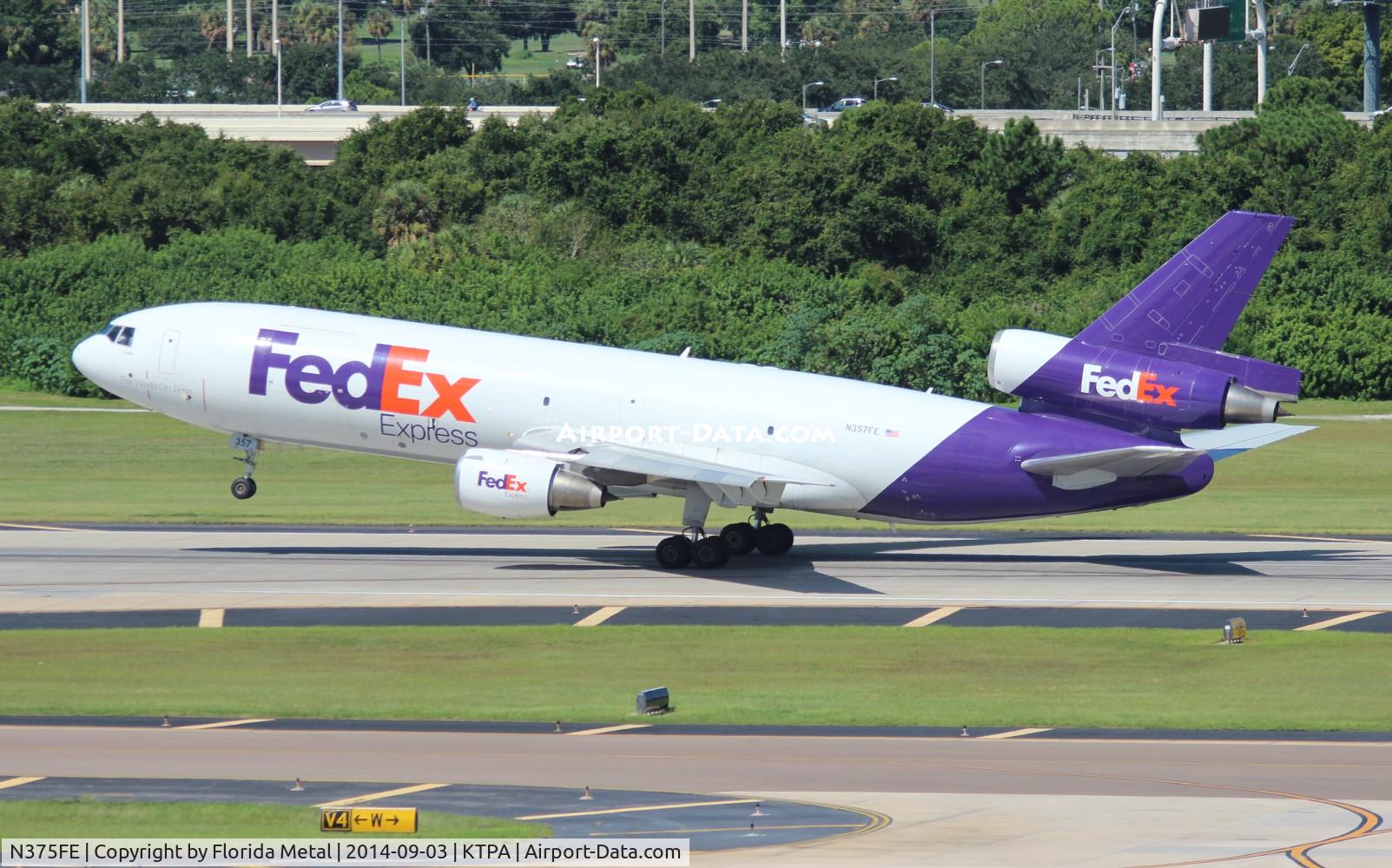 N375FE, 1972 McDonnell Douglas MD-10-10F C/N 46613, FedEx MD-10-10 zx TPA-MEM