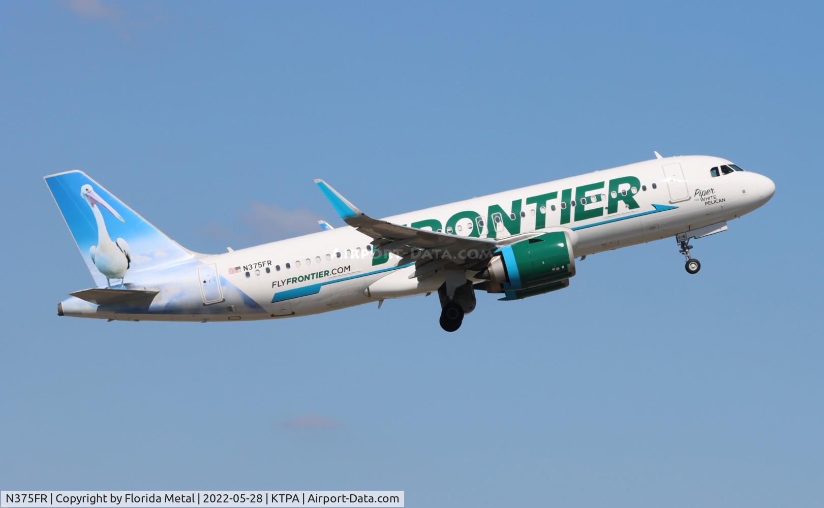N375FR, 2020 Airbus A320-251N C/N 10298, FFT A32N Piper zx TPA-IND