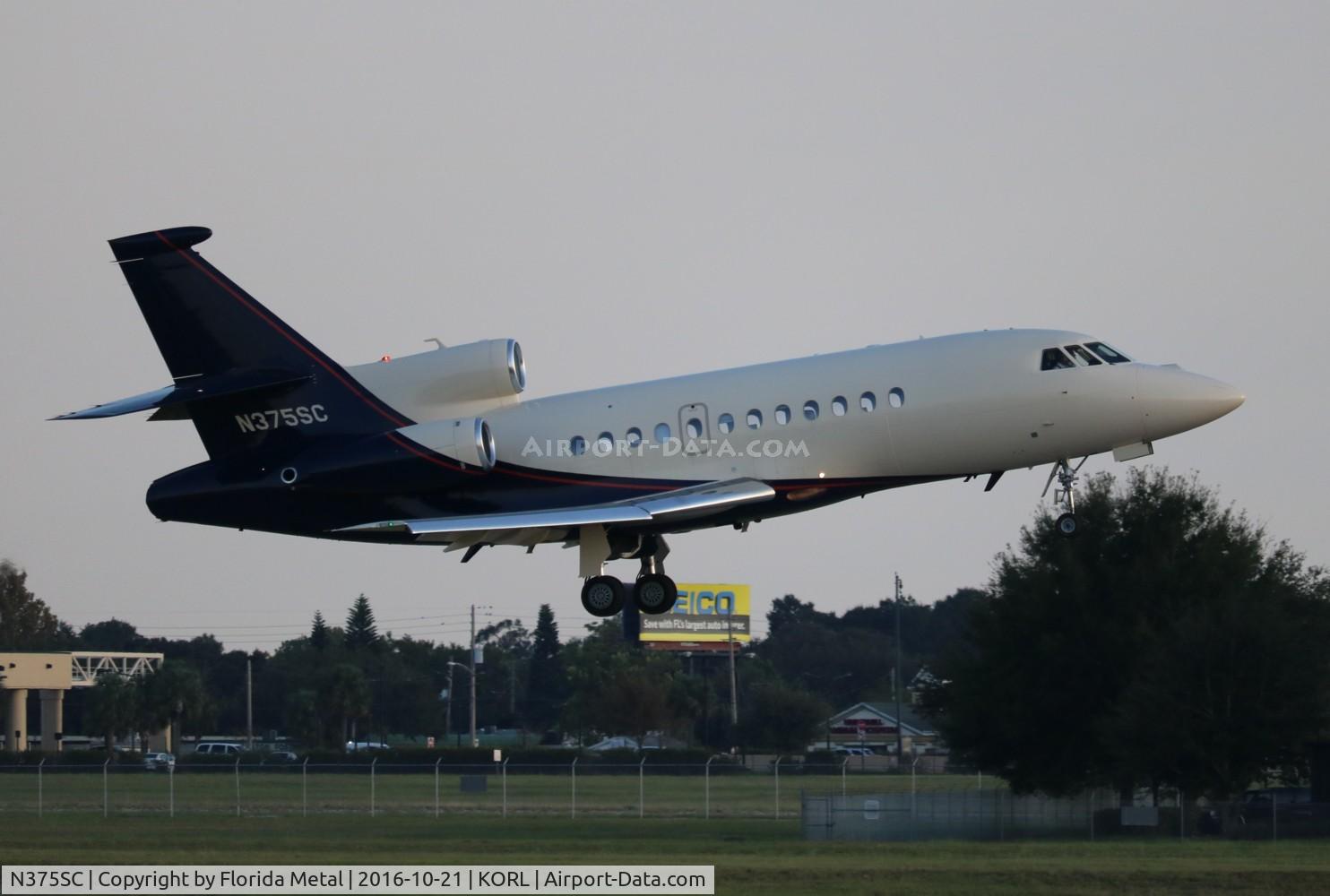 N375SC, 2008 Dassault Falcon 900EX C/N 215, Falcon 900 zx