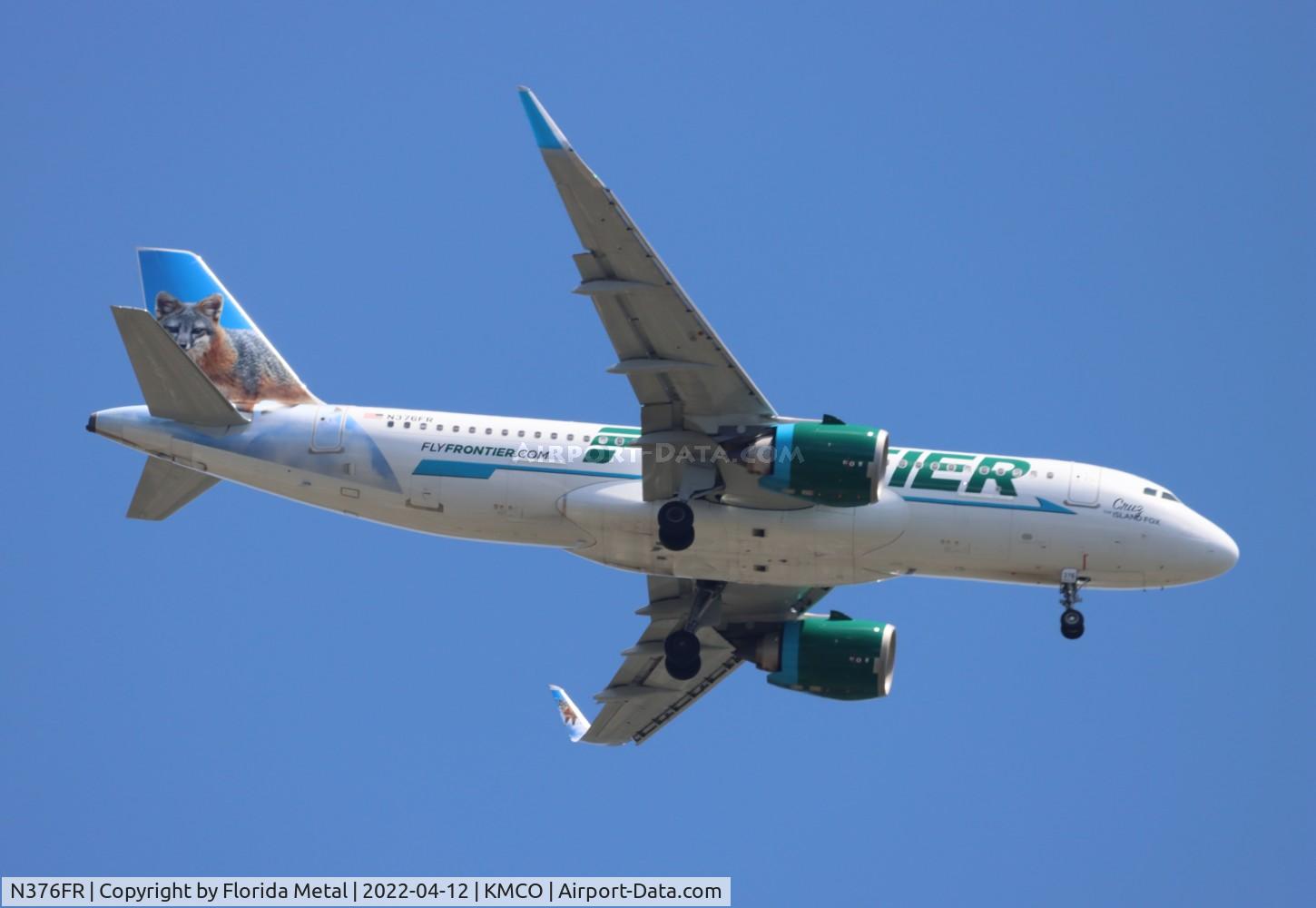 N376FR, 2020 Airbus A320-251N C/N 10327, FFT A32N Cruz zx ISP-MCO
