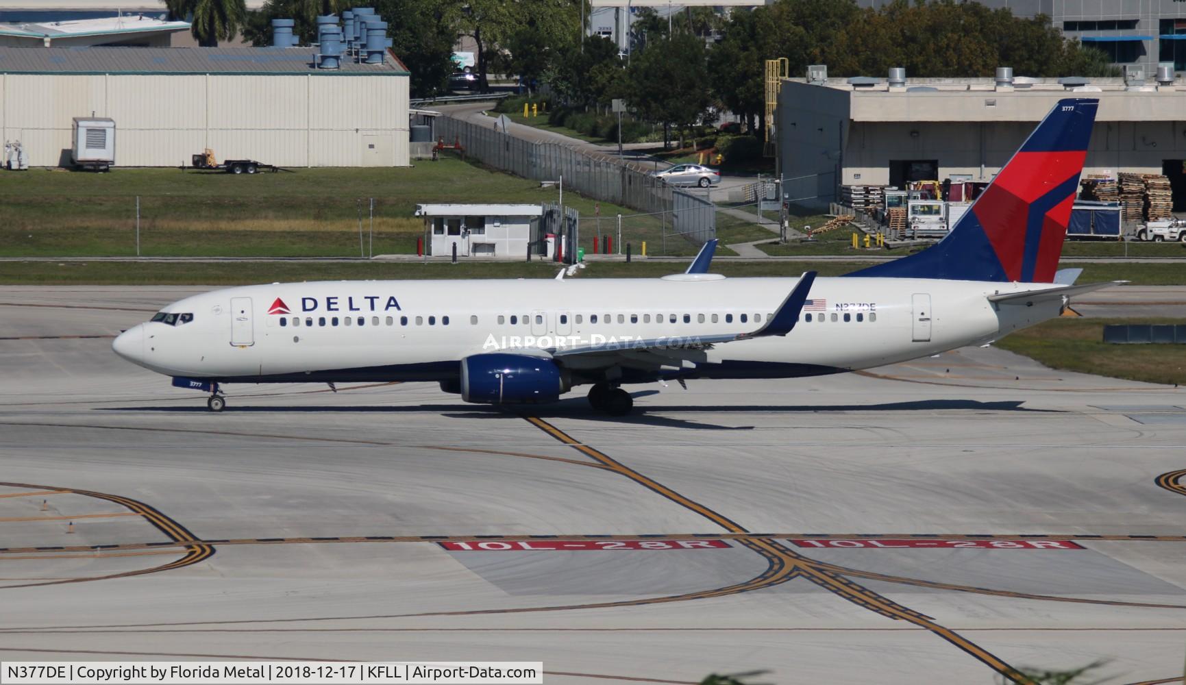N377DE, 2013 Boeing 737-8EH C/N 39632, DAL 738 zx FLL-MSP